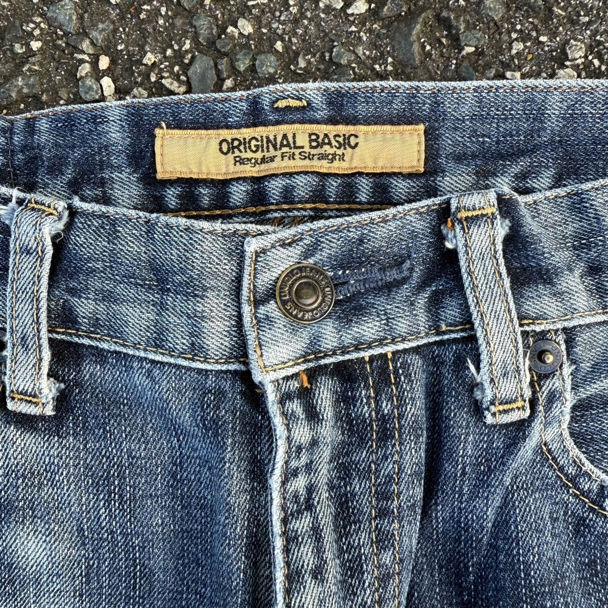 StraightFaded VINTAGE JAPAN S-002 FADED JEAN DENIM PANTS Size US 31 - 6 Thumbnail