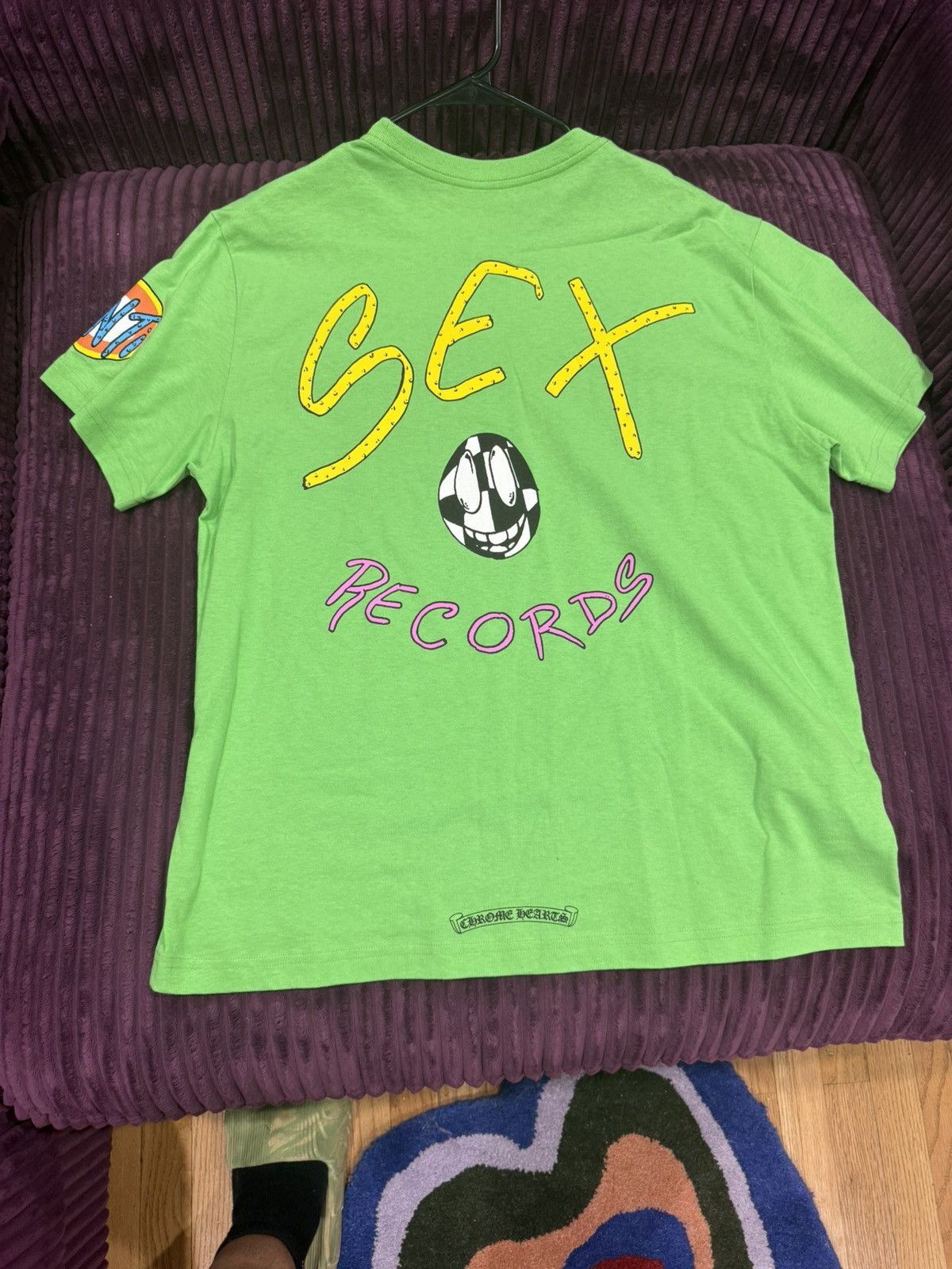 Chrome Hearts Chrome Heart Matty Boy Green SS Sex Shirt Size US XL / EU 56 / 4 - 1 Thumbnail