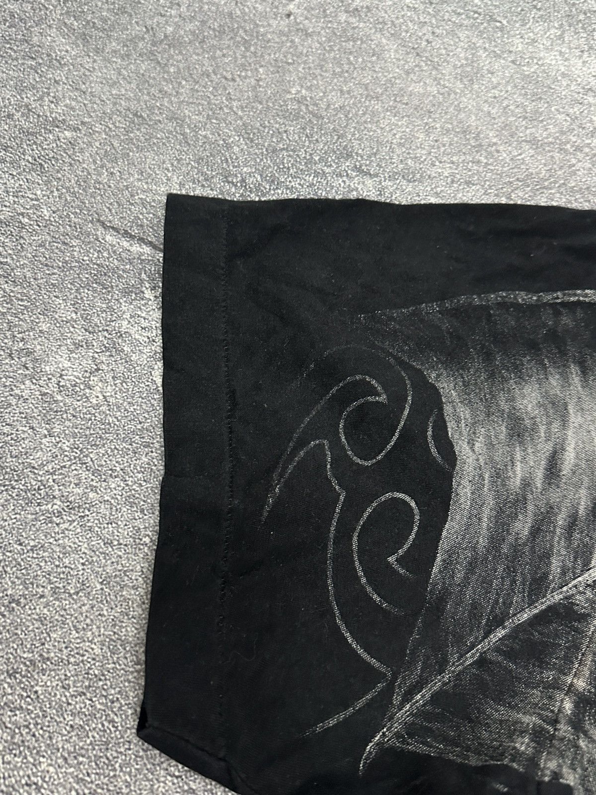 Vintage Vintage 90s Overprint Skull Dragon Tribal Tattoo T-Shirt Size US XL / EU 56 / 4 - 6 Thumbnail