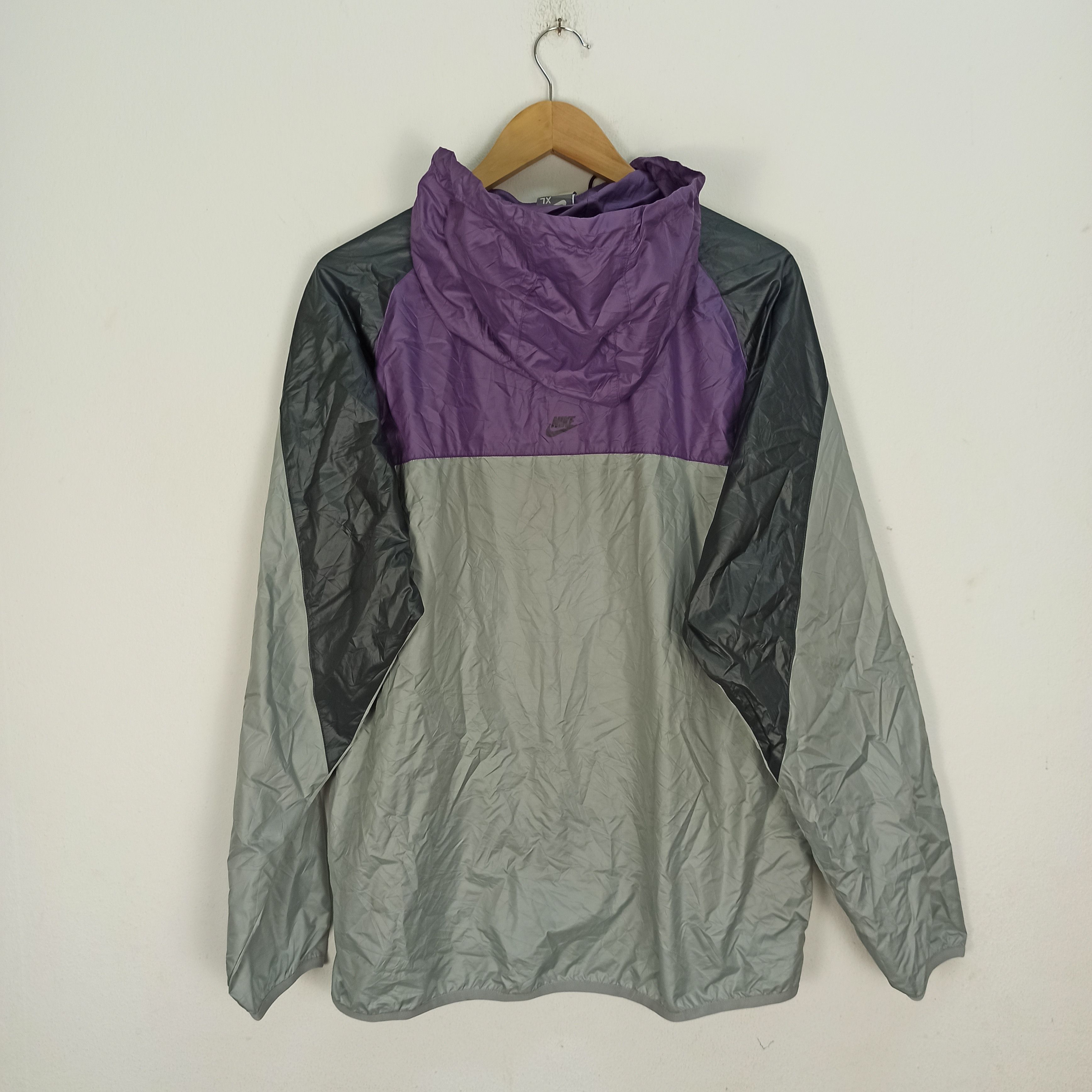 Nike Nike Windbreaker Hoodie Swoosh Logo Size US XL / EU 56 / 4 - 5 Thumbnail
