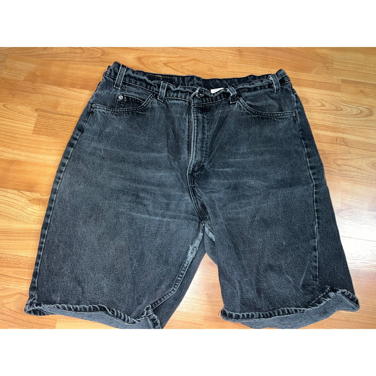 Levi's Vintage Levi Shorts 550 Relaxed Fit USA Orange Tab 40x11 Size US 40 / EU 56 - 3 Thumbnail