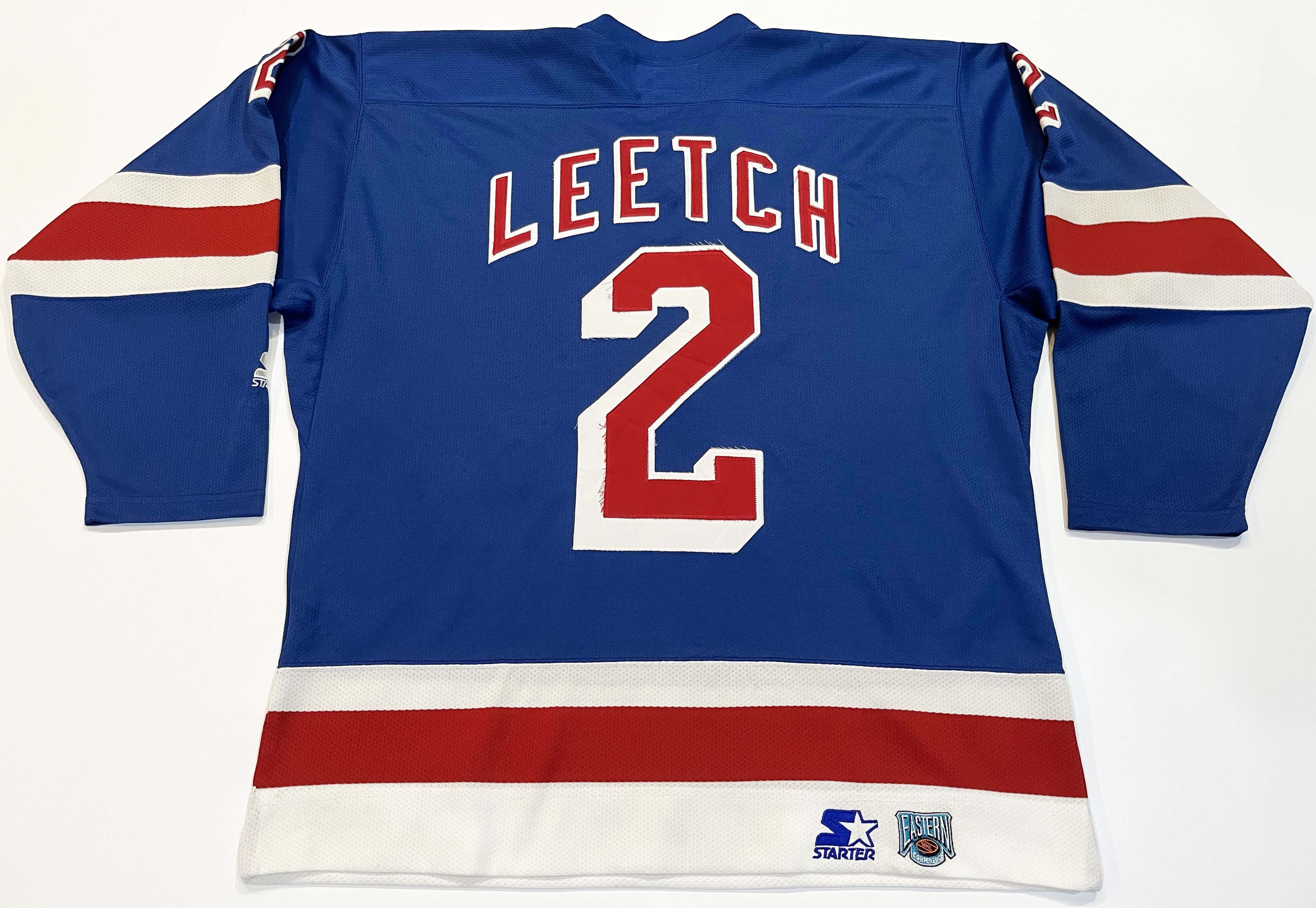 NHL × Starter × Vintage Vintage Starter New York Rangers LEETCH #2 NHL Hockey Jersey Size US L / EU 52-54 / 3 - 4 Thumbnail