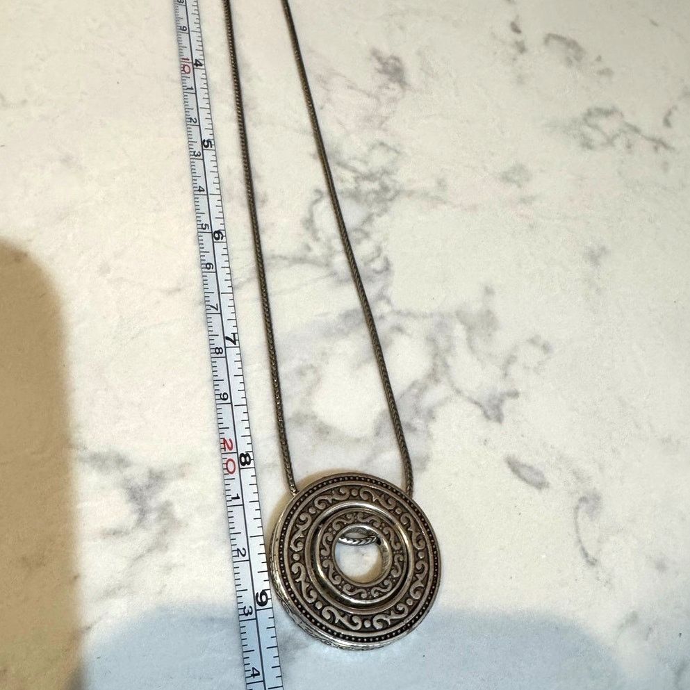 Brighton Brighton Central Park silver-plated medallion necklace Size ONE SIZE - 7 Thumbnail