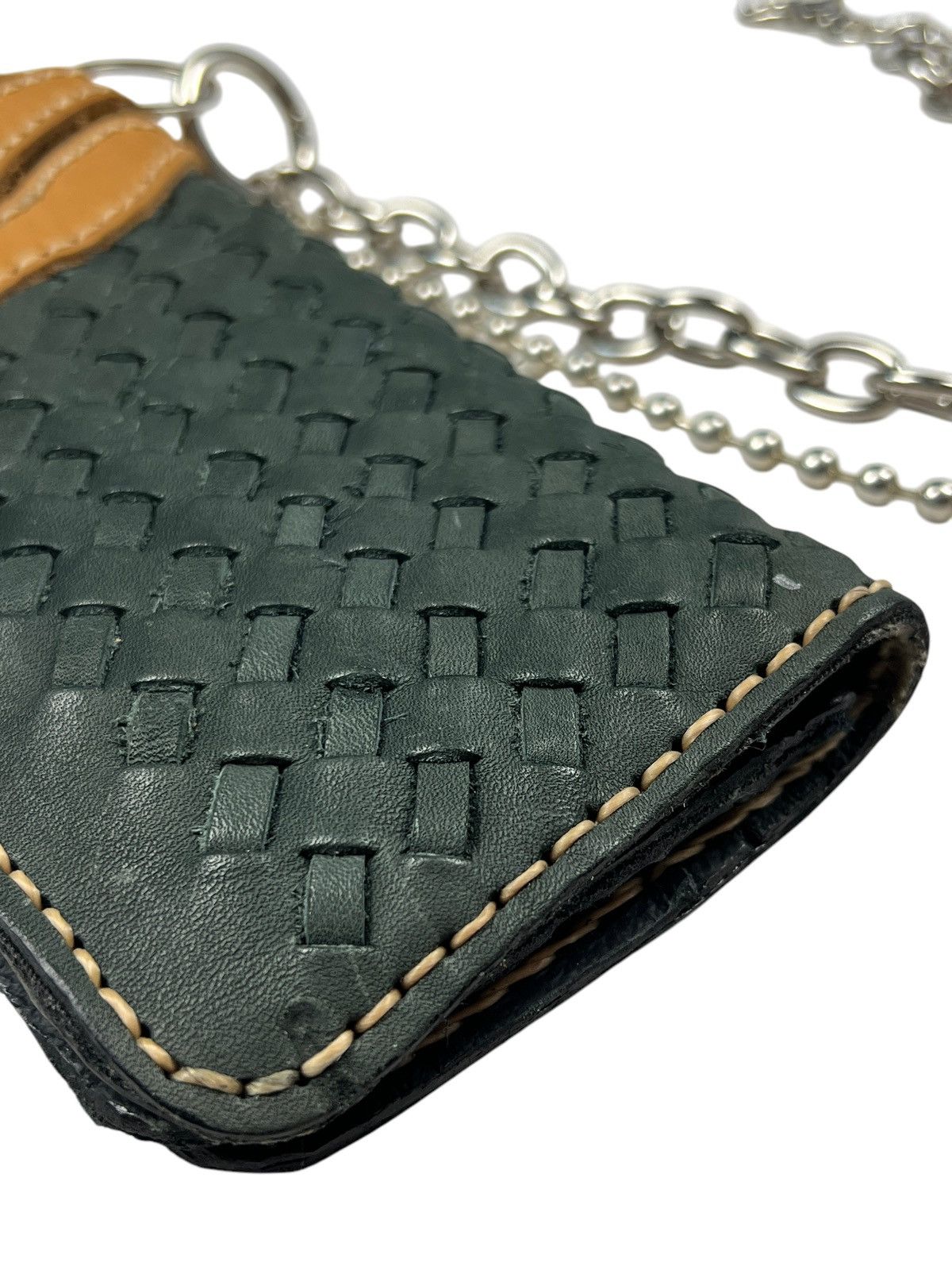 Leather Custom Handmade Genuine Leather Long Wallet Size ONE SIZE - 6 Thumbnail