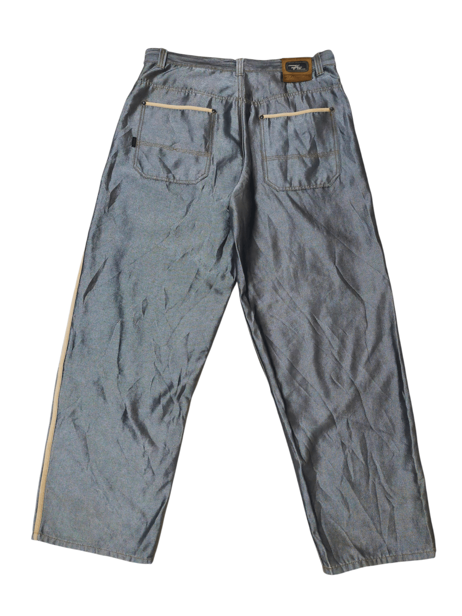 Marc Buchanan × Pelle Pelle PELLE PELLE BAGGY HIP HOP JEANS Size US 40 / EU 56 - 2 Thumbnail
