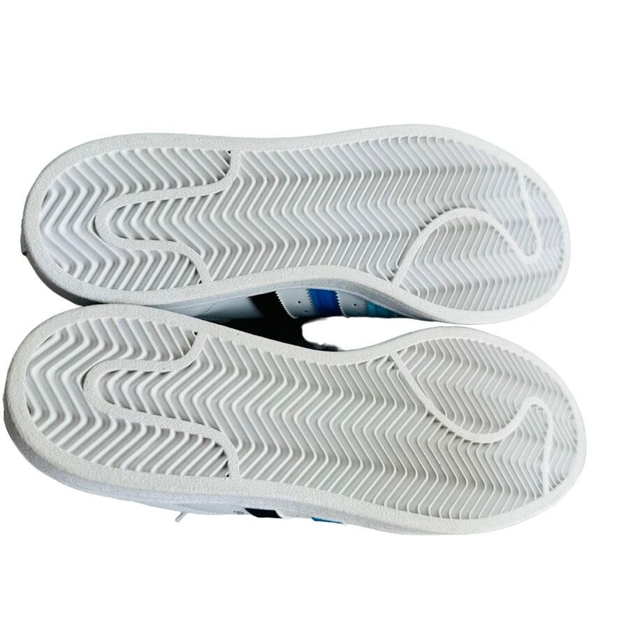 Adidas Adidas Superstar White Ombre Blue Stripe Men's Size 8.5 NEW Size US 8.5 / EU 41-42 - 7 Thumbnail