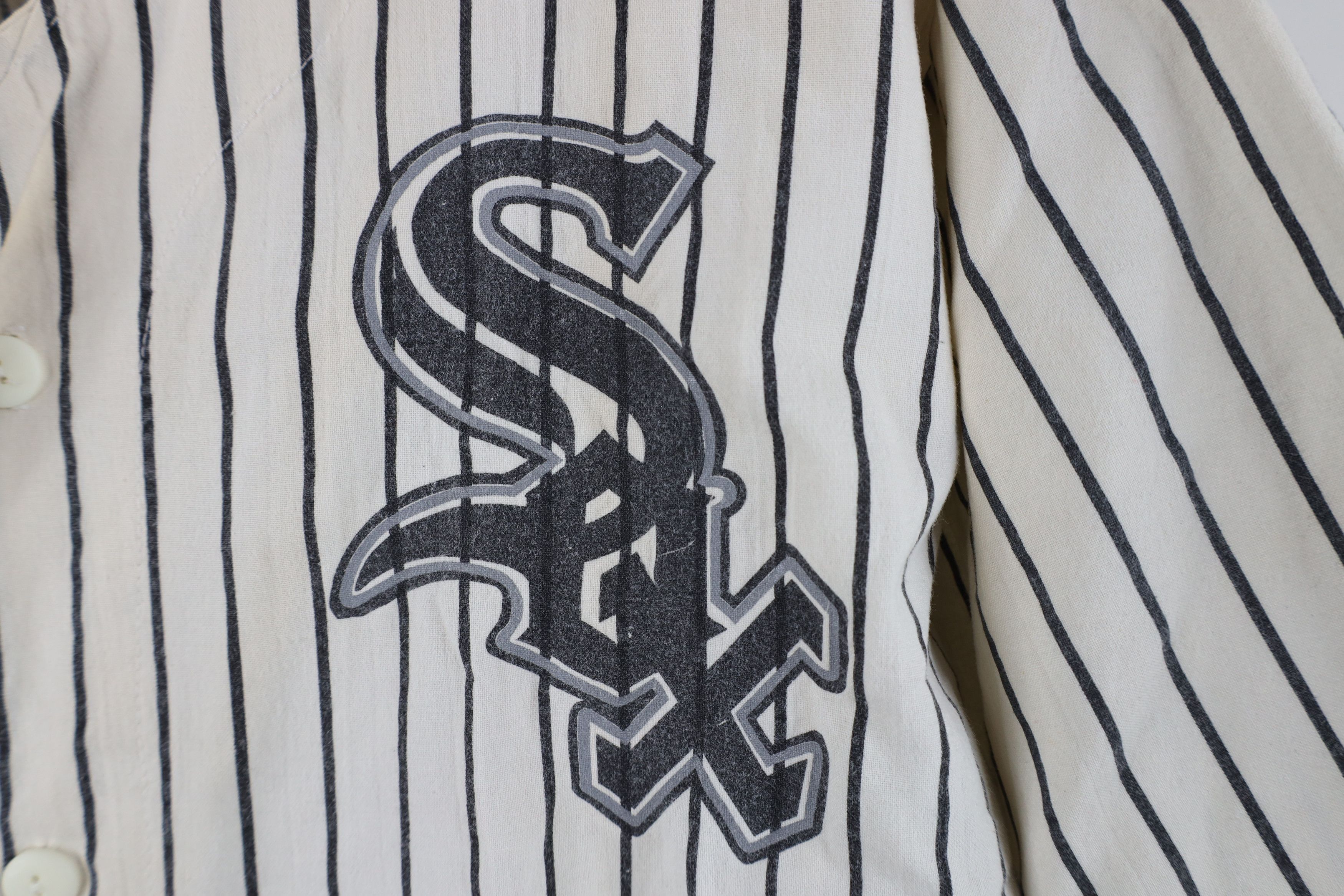 Vintage Vintage 90s Chicago White Sox Baseball Jersey USA Eazy E NWA Size US XL / EU 56 / 4 - 4 Thumbnail