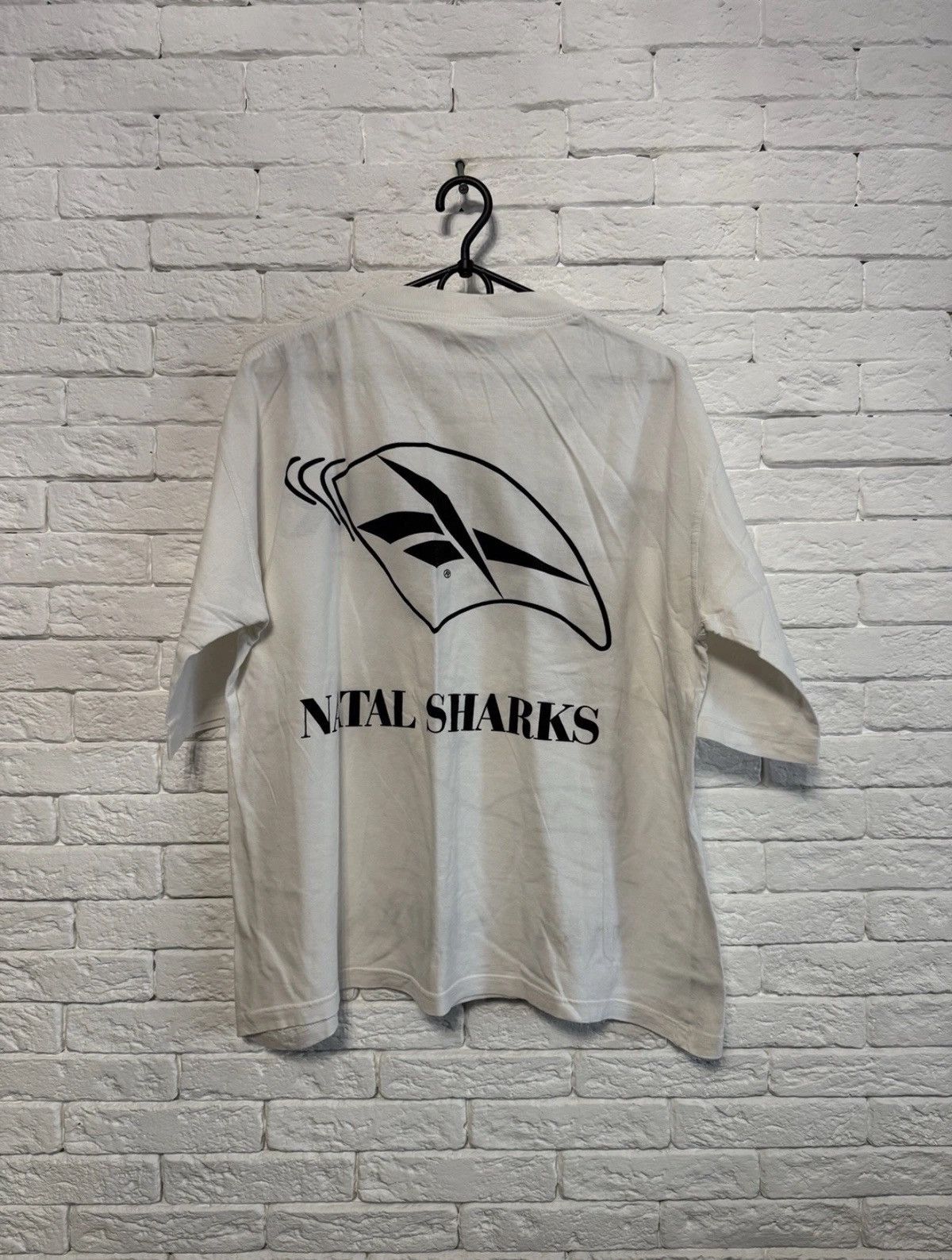 Reebok Vintage Reebok Natal Sharks Tshirt 90`s Sz M Size US M / EU 48-50 / 2 - 5 Thumbnail