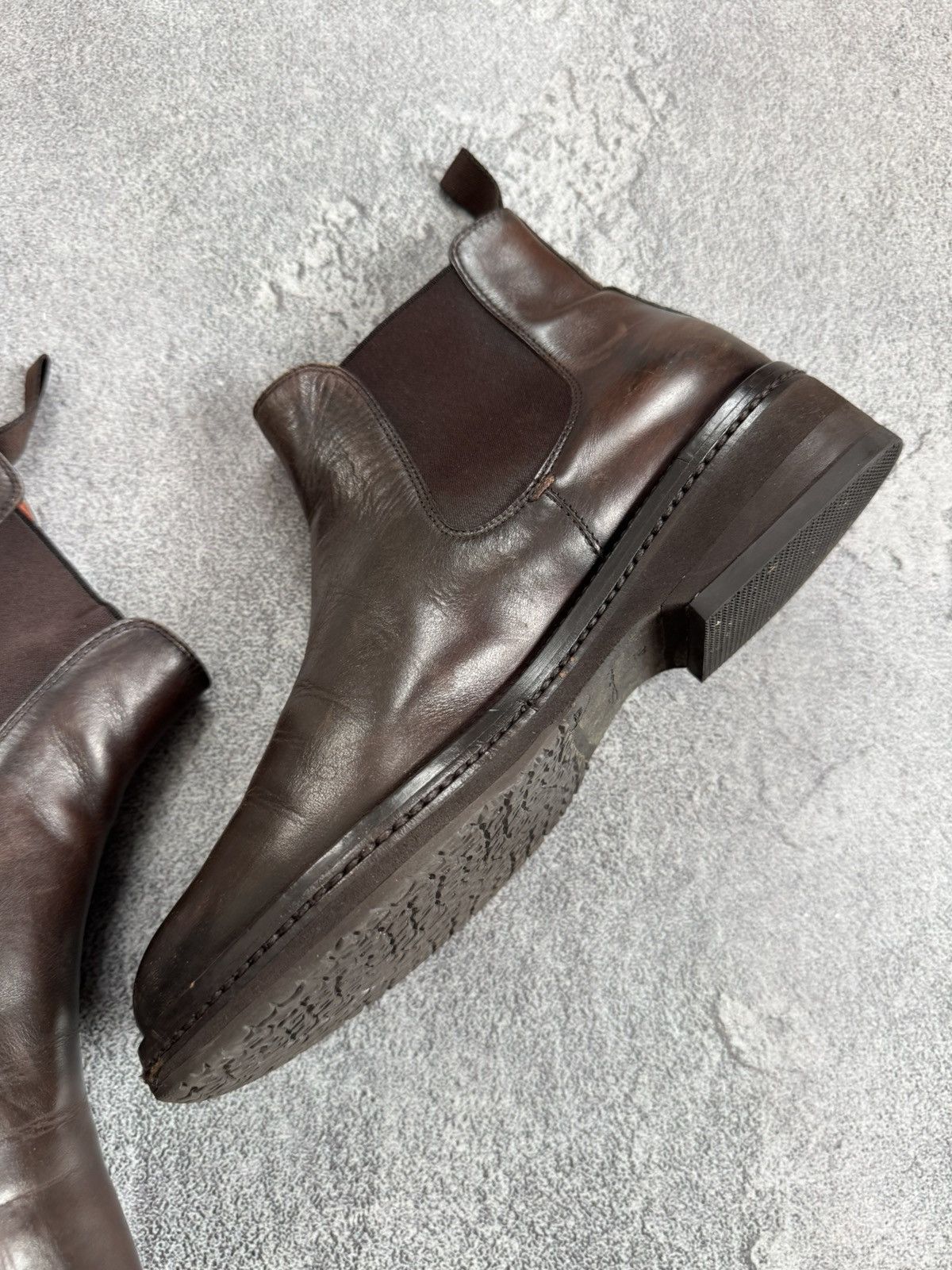 Santoni Santoni Women’s Brown Leather Chelsea Boots – Size EU 38 Size US 8 / IT 38 - 13 Thumbnail
