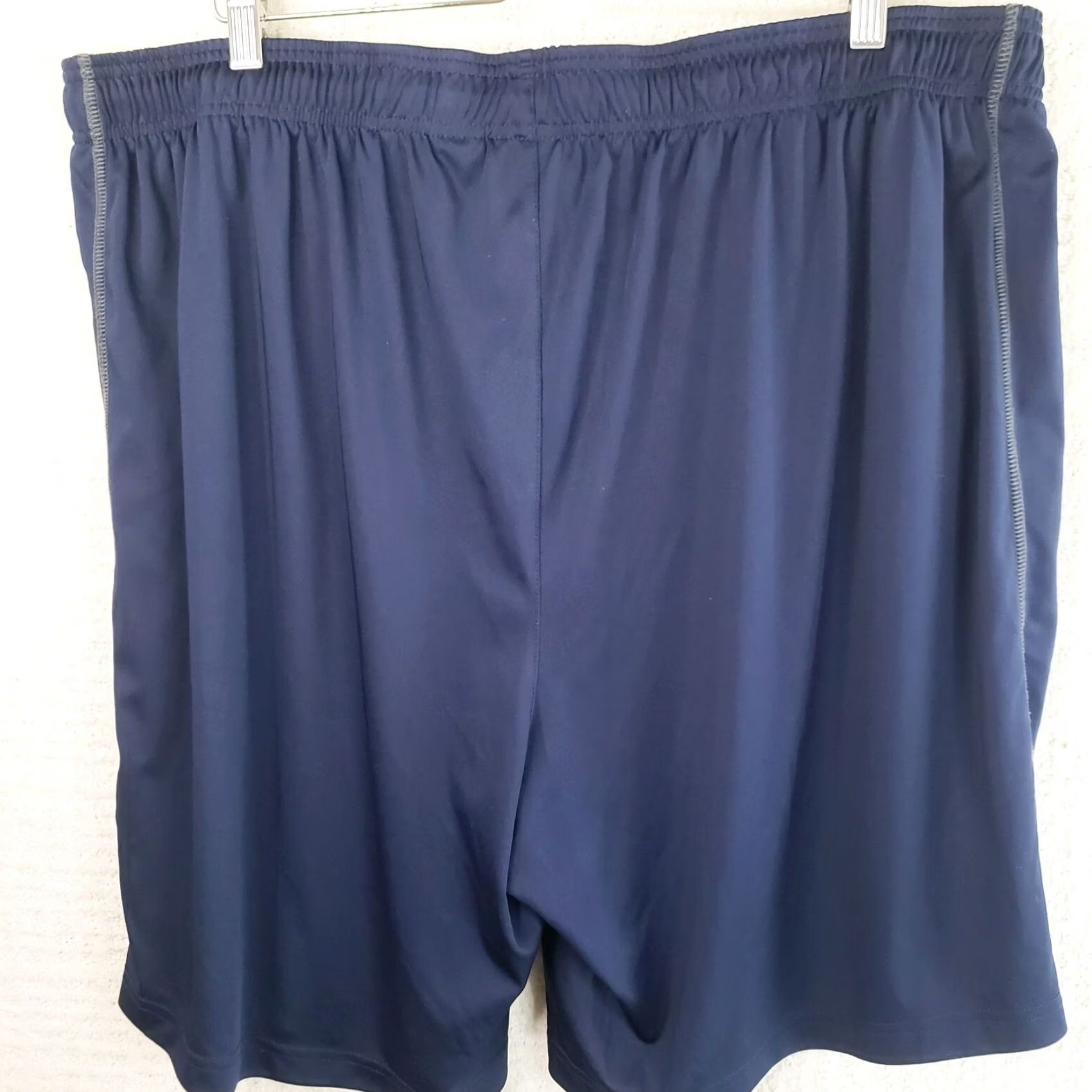 Vintage SB Tech Big & Tall Cool Play Athletic Shorts Men 3XL Navy Blue Elastic Waist New Size US 39 - 6 Thumbnail