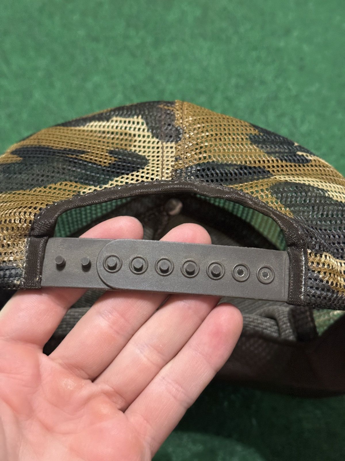 Vintage Coon Buster Vintage Trucker Snapback Racoon Camo 80s Hat Size ONE SIZE - 6 Thumbnail