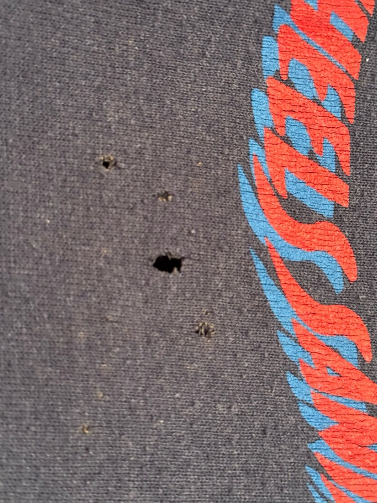 Santa Cruz Skateboards Vintage 90s Santa Cruz Speed Wheels Blue Demon Crewneck Size US XL / EU 56 / 4 - 9 Thumbnail