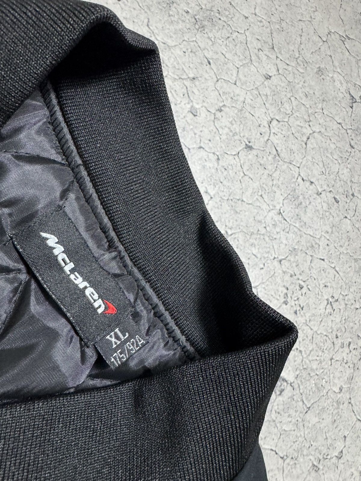 Malcolm McLaren Mclaren F1 Formula Racing Bomber Jacket Black Vintage Size US XL / EU 56 / 4 - 6 Thumbnail