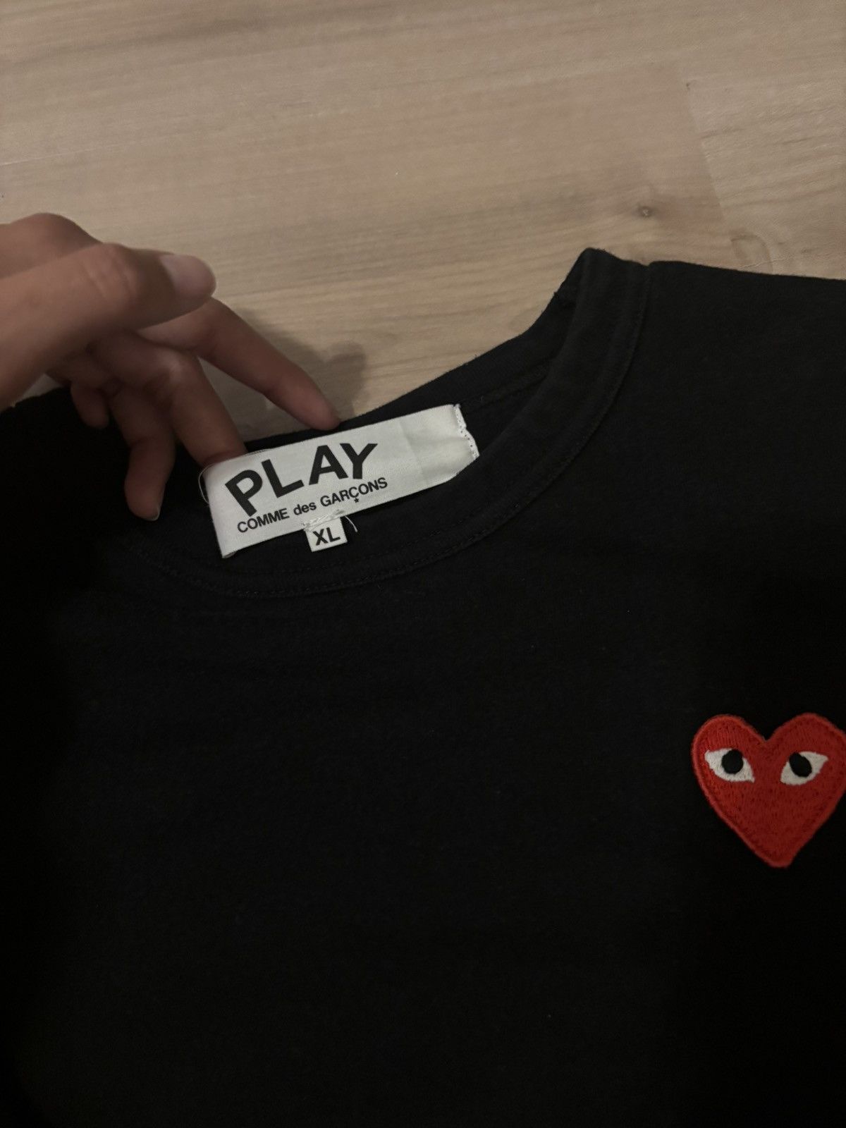 CDG by Comme des Garcons CDG play long sleeve shirt Size US XL / EU 56 / 4 - 2 Thumbnail