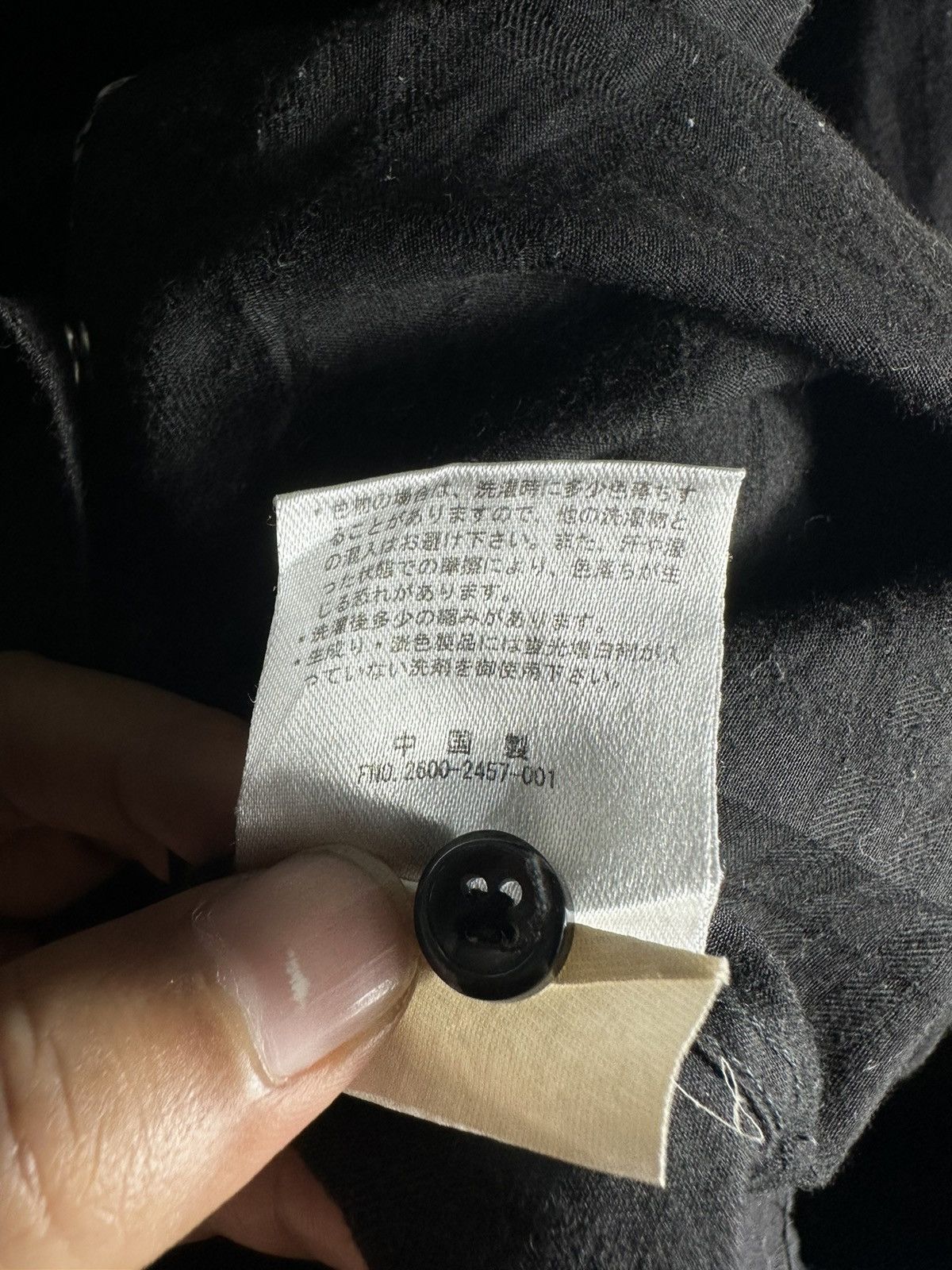 Yohji Yamamoto UNDEFINED DOUBLE COLLAR GOTHIC WESTERN SHIRT IFSIX LGB STYLE Size US M / EU 48-50 / 2 - 8 Thumbnail