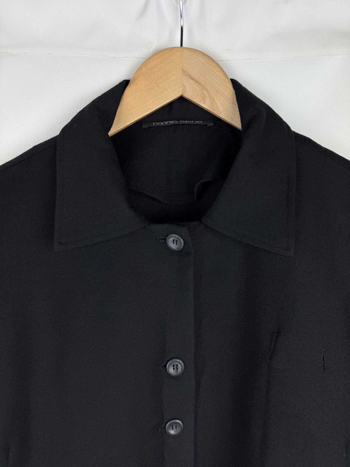 hannes roether Hannes Roether Ladies Avant-garde Wool Blazer Jacket Size M Size M / US 6-8 / IT 42-44 - 8 Thumbnail