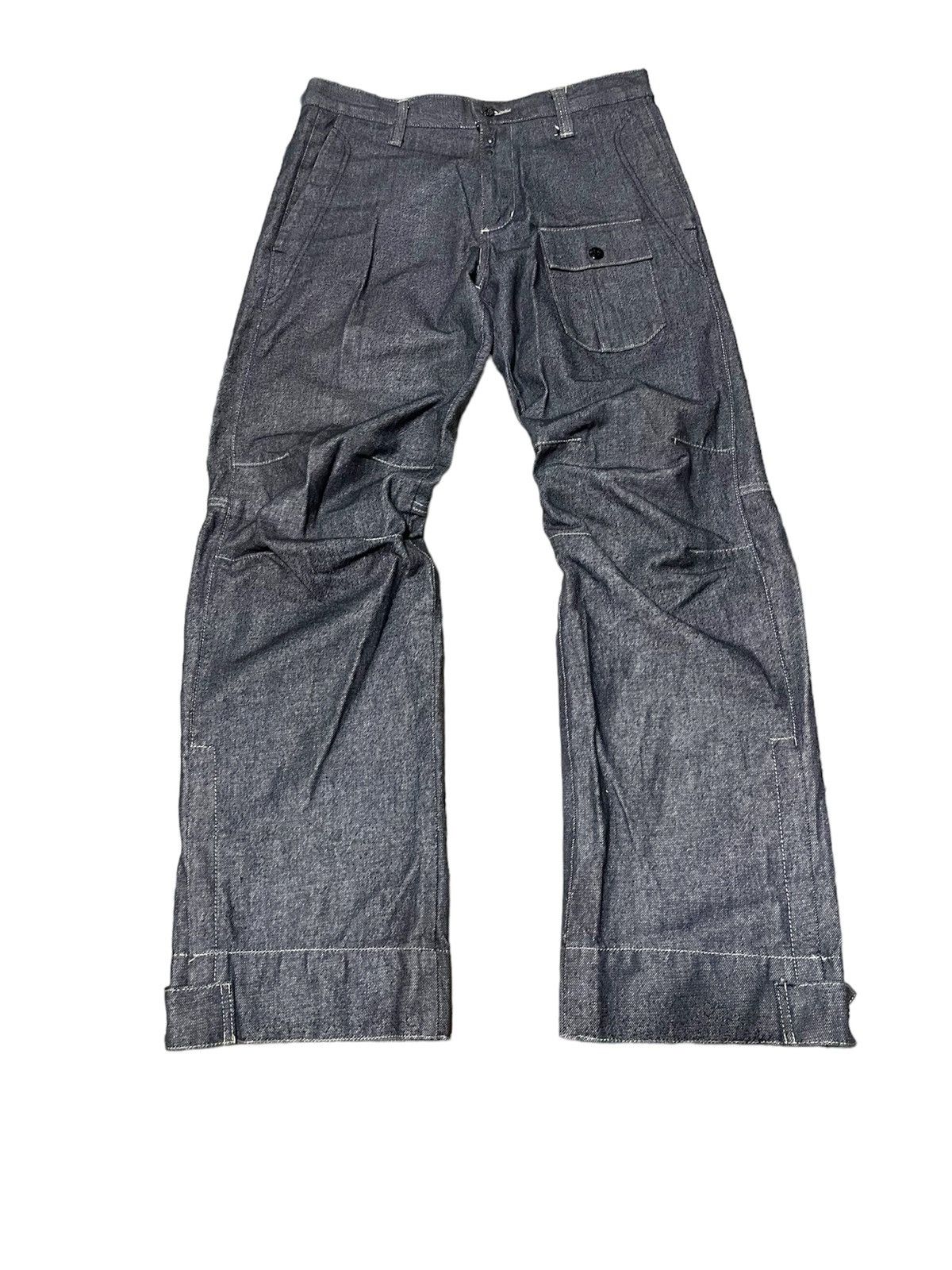 G-Star × If Six Was Nine × Vintage RARE‼️ G-Star Raw Original x denim Shortcut Surman Size US 33 - 1 Thumbnail