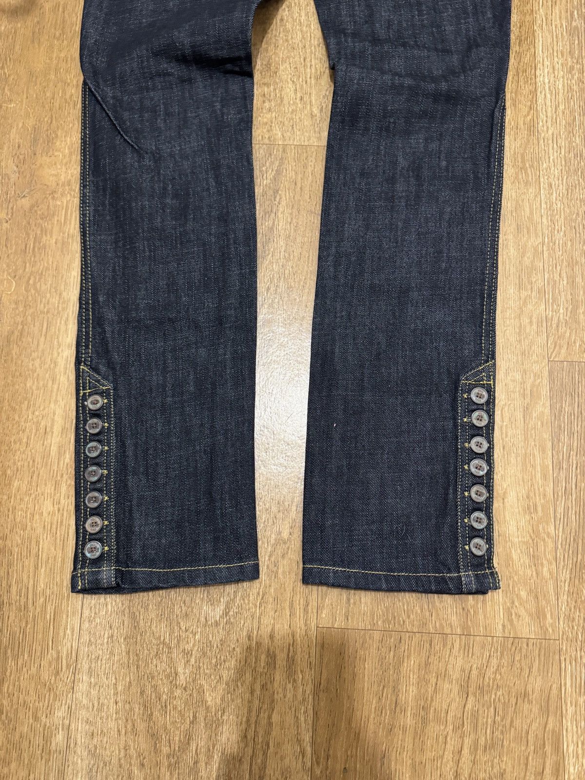 Von Dutch VINTAGE VON DUTCH AVANT GARDE NAVI JEANS PANTS Size 27" / US 4 / IT 40 - 6 Thumbnail