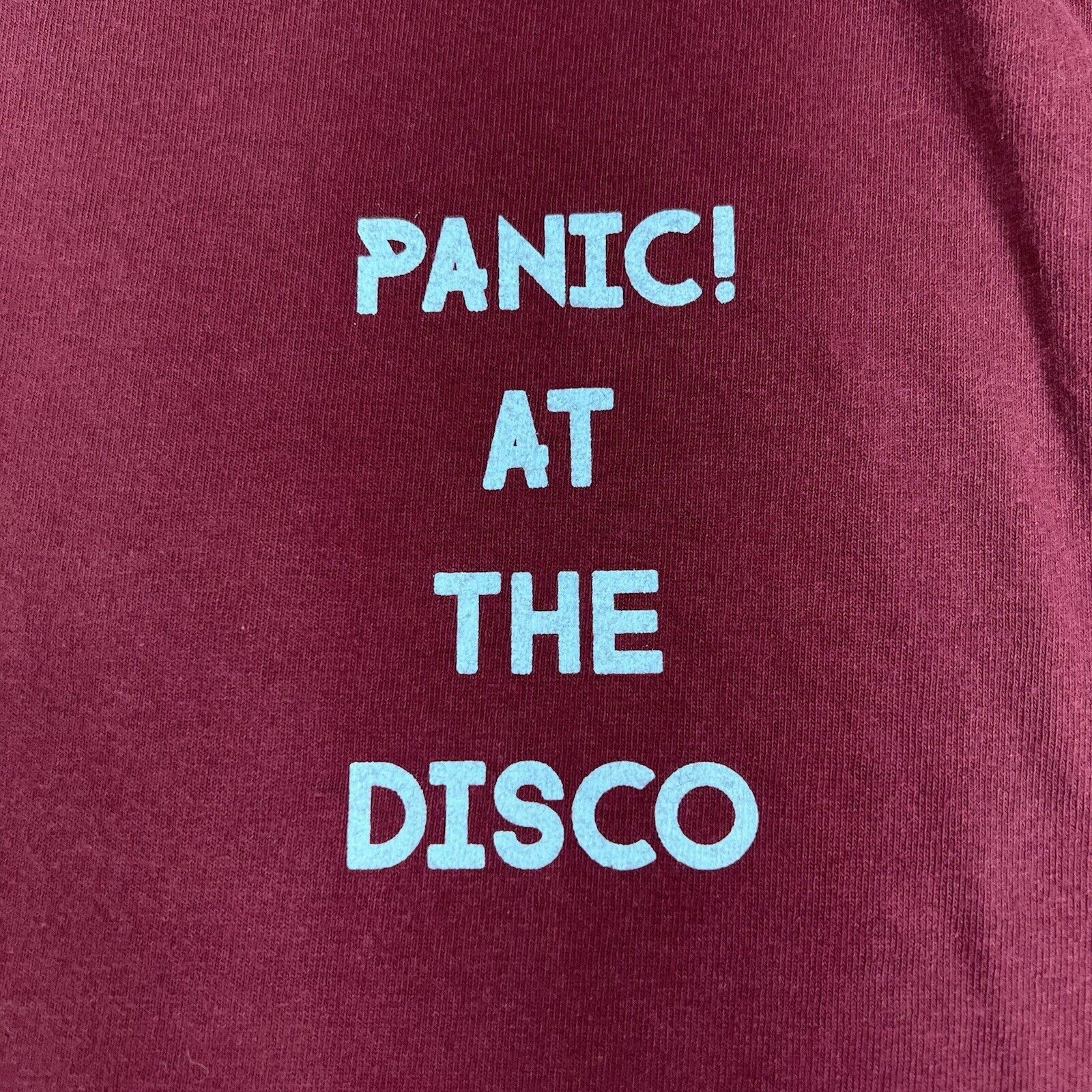 Gildan Panic! At The Disco Small Maroon Long Sleeve Graphic T Shirt Size US S / EU 44-46 / 1 - 3 Thumbnail