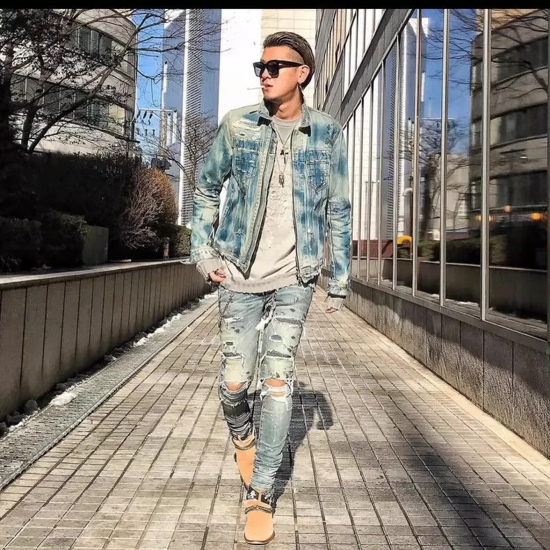 Amiri Amiri 17SS MX1 Diamond Patch Skinny Jeans 2502-Nextarrow Size US 30 / EU 46 - 7 Thumbnail