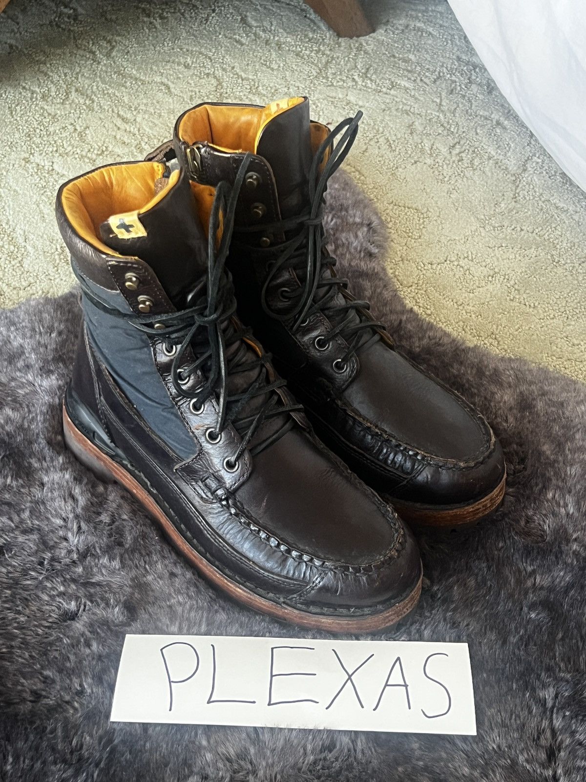 image of Visvim 13Ss Cochise Boots Folk Dark Brown, Men's (Size 9.5)