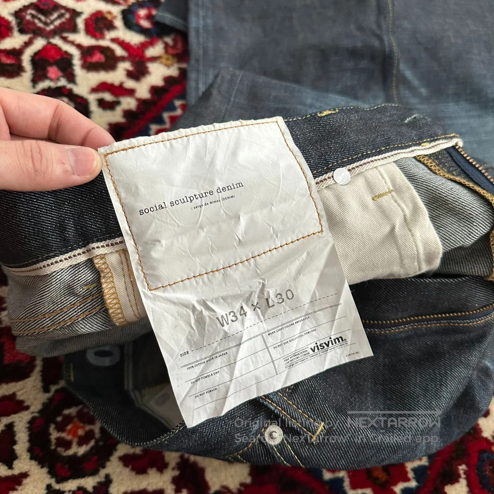 Visvim visvim 16SS 03NW Washed Jeans. Size US 34 / EU 50 - 8 Thumbnail