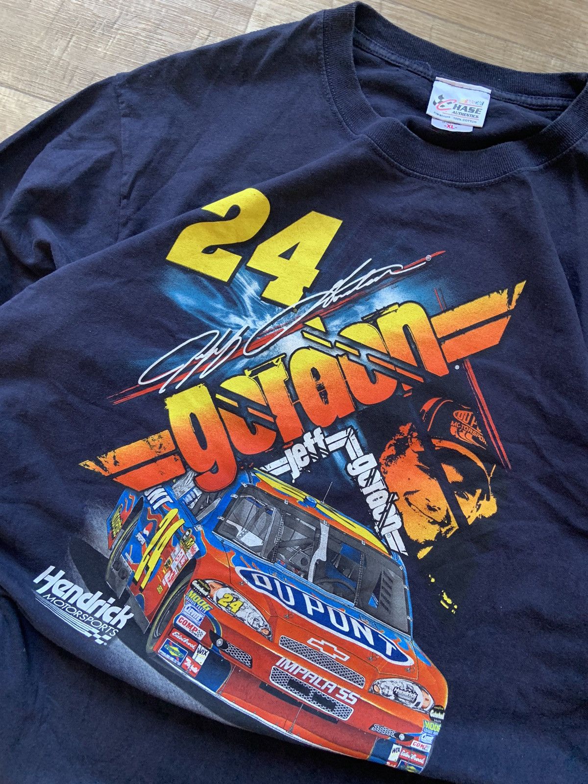 NASCAR × Vintage vintage gordon 24 nascar chevrolet impala promo lonfsleeve Size US XL / EU 56 / 4 - 2 Thumbnail