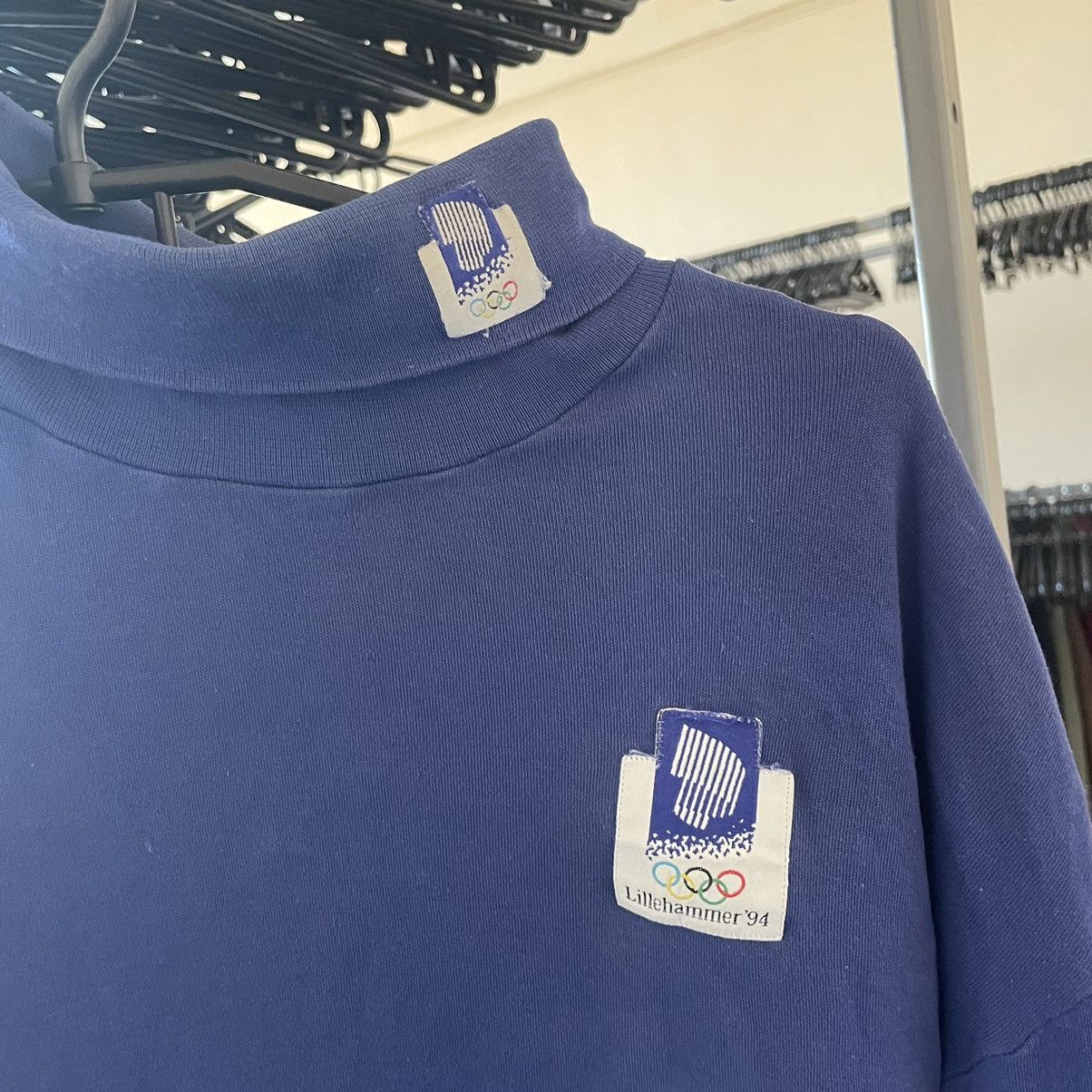 USA Olympics × Vintage Vintage 90s Lillehammer 94 Atlanta Olympics Tee Shirt longsl Size US S / EU 44-46 / 1 - 2 Thumbnail