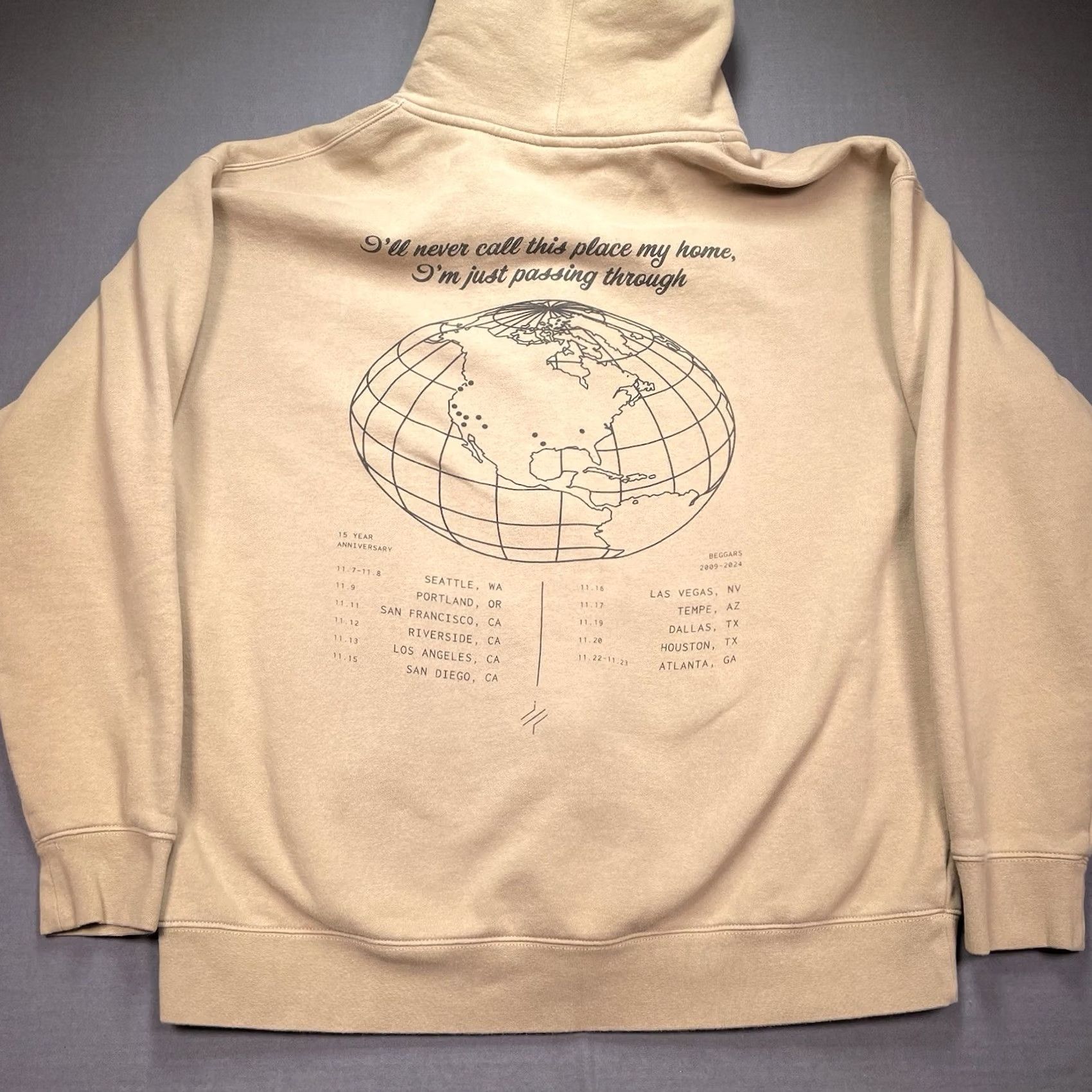 Vintage VINTAGE Thrice Hoodie Mens XL Beggars 15th Anniversary Tour 2024 Punk Rock Brown Full Zip Hooded Mens XL Size US XL / EU 56 / 4 - 5 Thumbnail