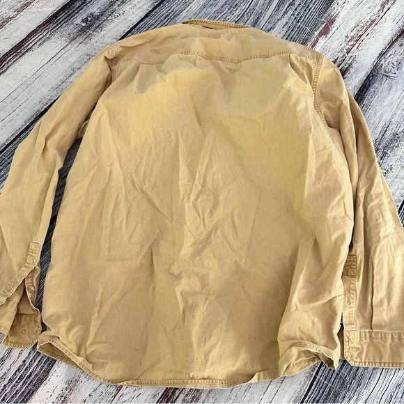 L.L. Bean Vintage L.L. Bean Butter Yellow Cotton Casual Button-Up Shir Size US XL / EU 56 / 4 - 5 Thumbnail
