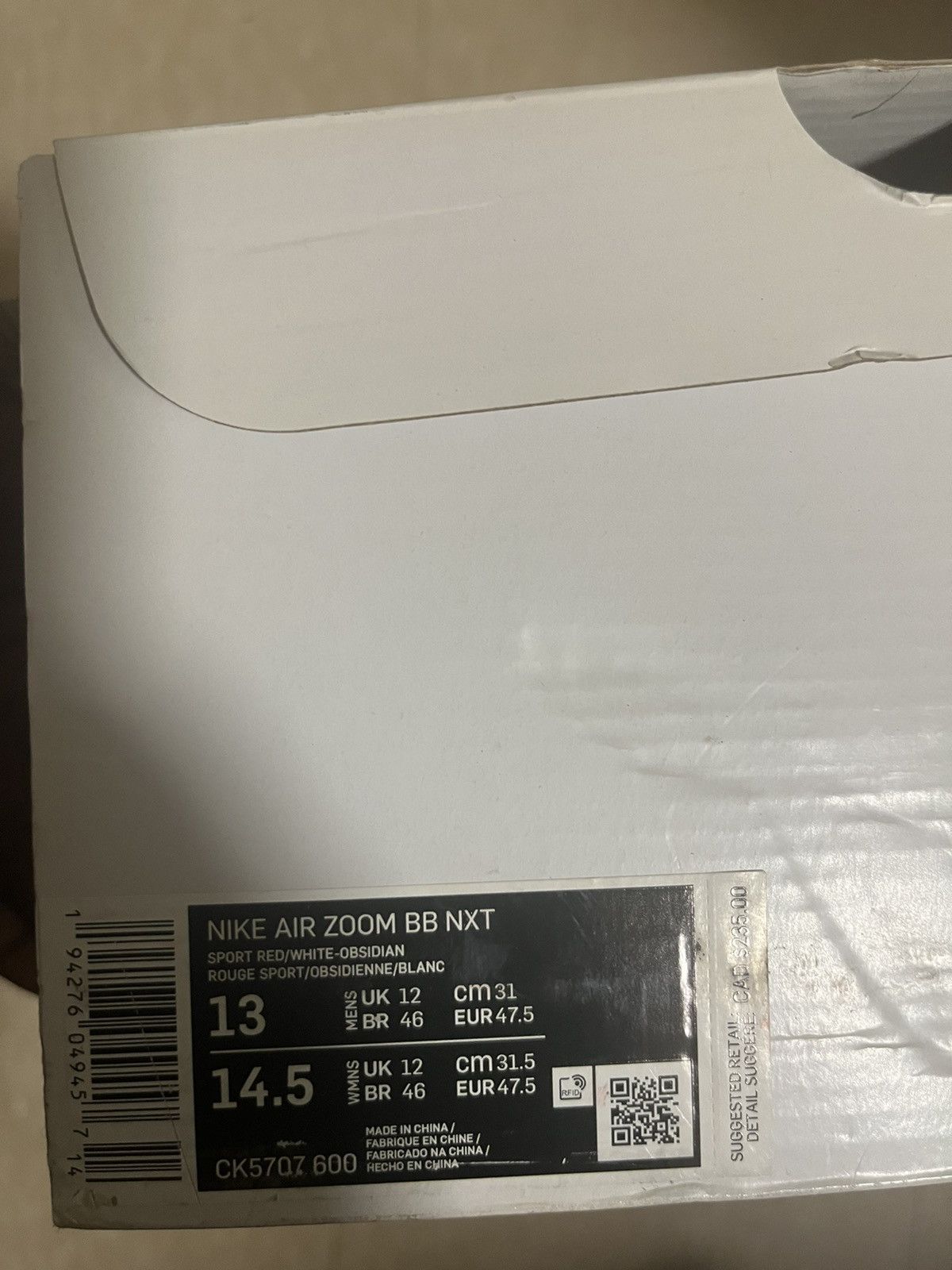 Nike Nike air zoom BB Nxt Size US 13 / EU 46 - 5 Thumbnail