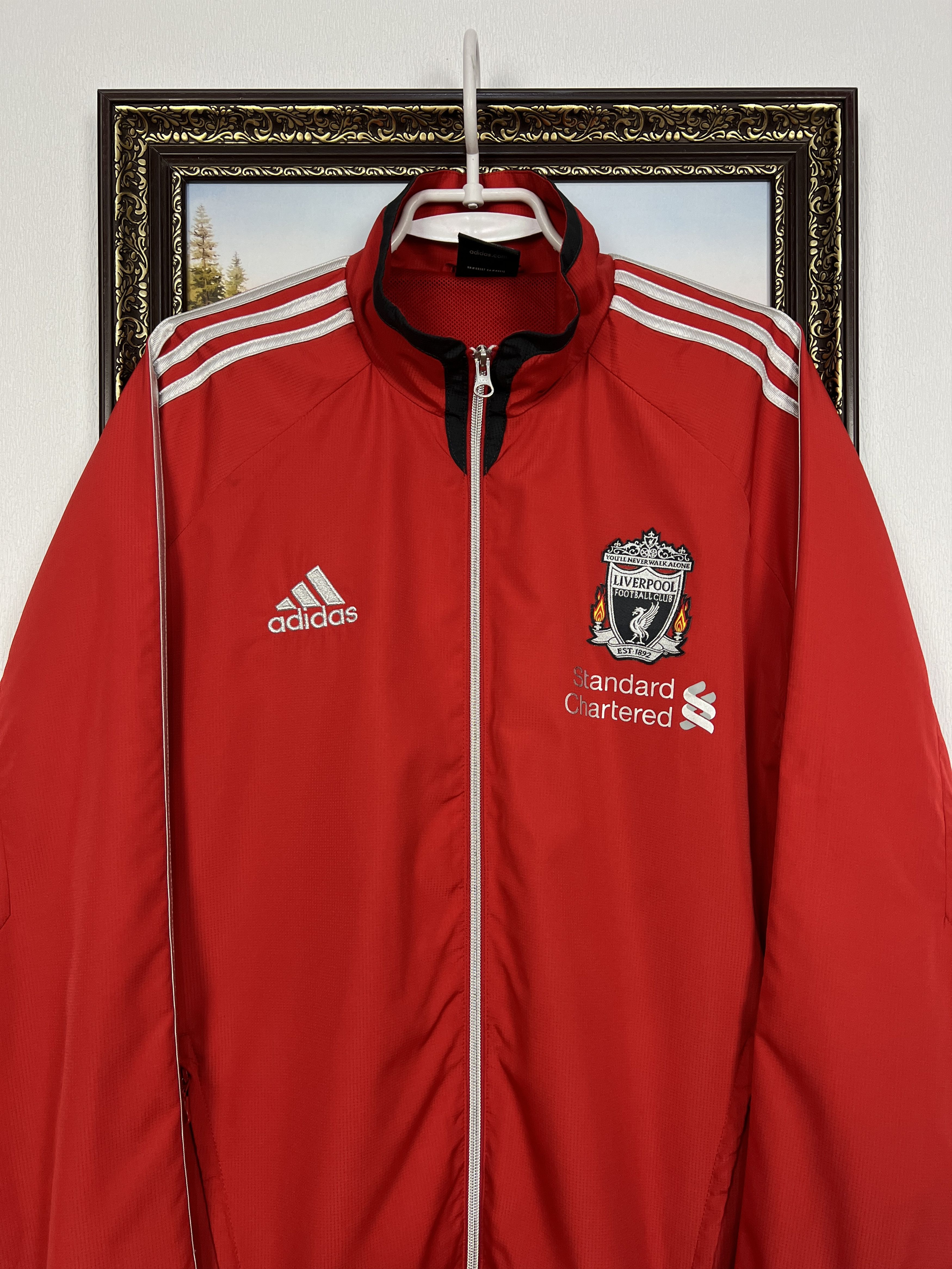 Adidas Vintage Adidas Liverpool Football Jacket Soccer Track Top Size US L / EU 52-54 / 3 - 2 Thumbnail