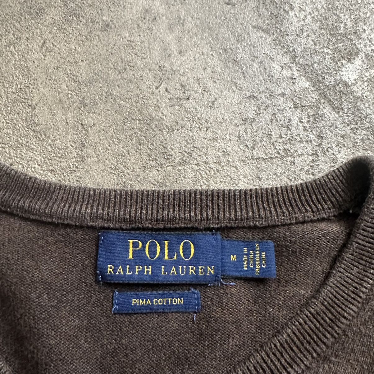 Polo Ralph Lauren Polo Ralph Lauren v neck cotton sweater Size US M / EU 48-50 / 2 - 9 Thumbnail