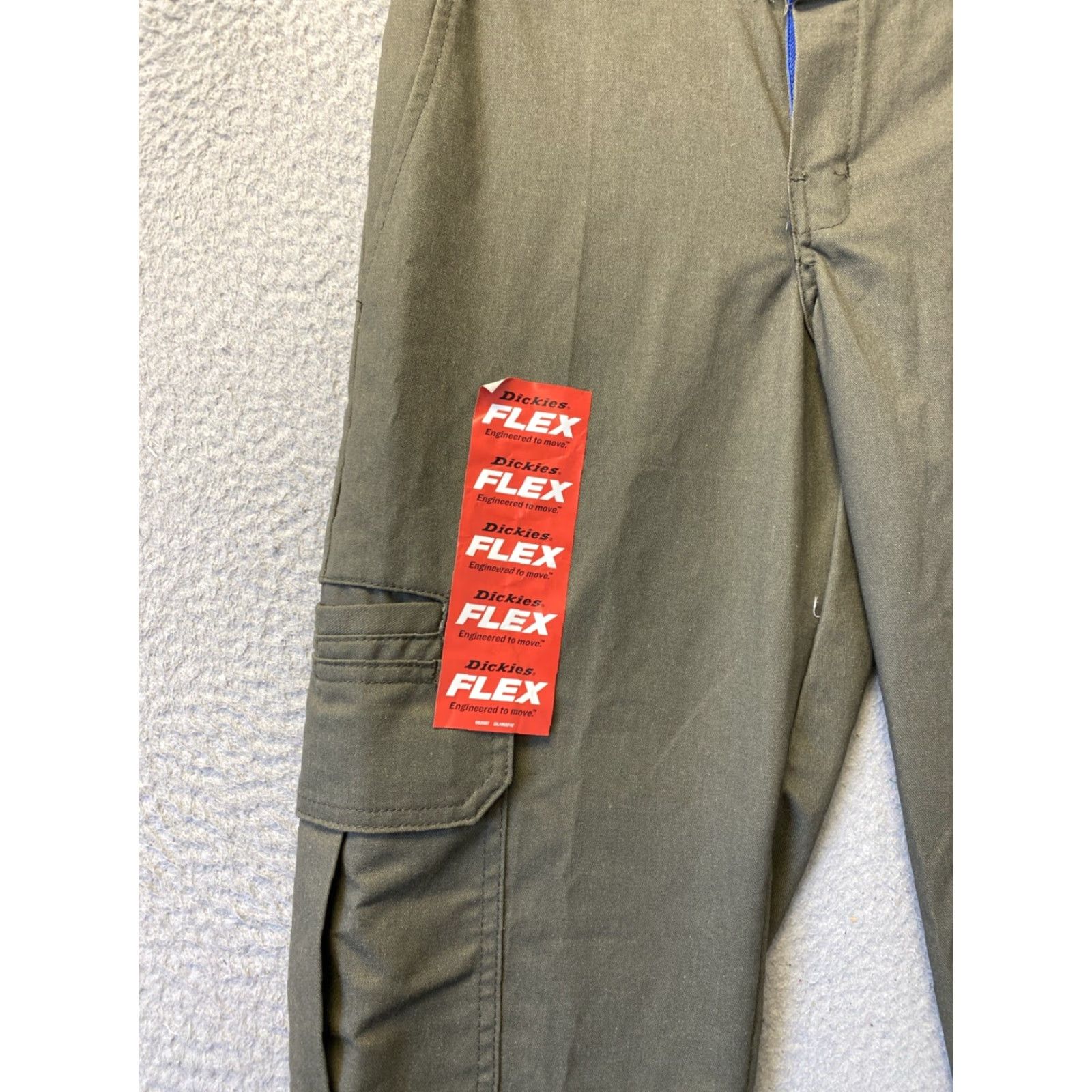 Dickies Dickies Cargo Pants Men Sz 28x30 Olive Green Canvas Slim Relaxed Fit Casual Workwear Size US 28 / EU 44 - 2 Thumbnail