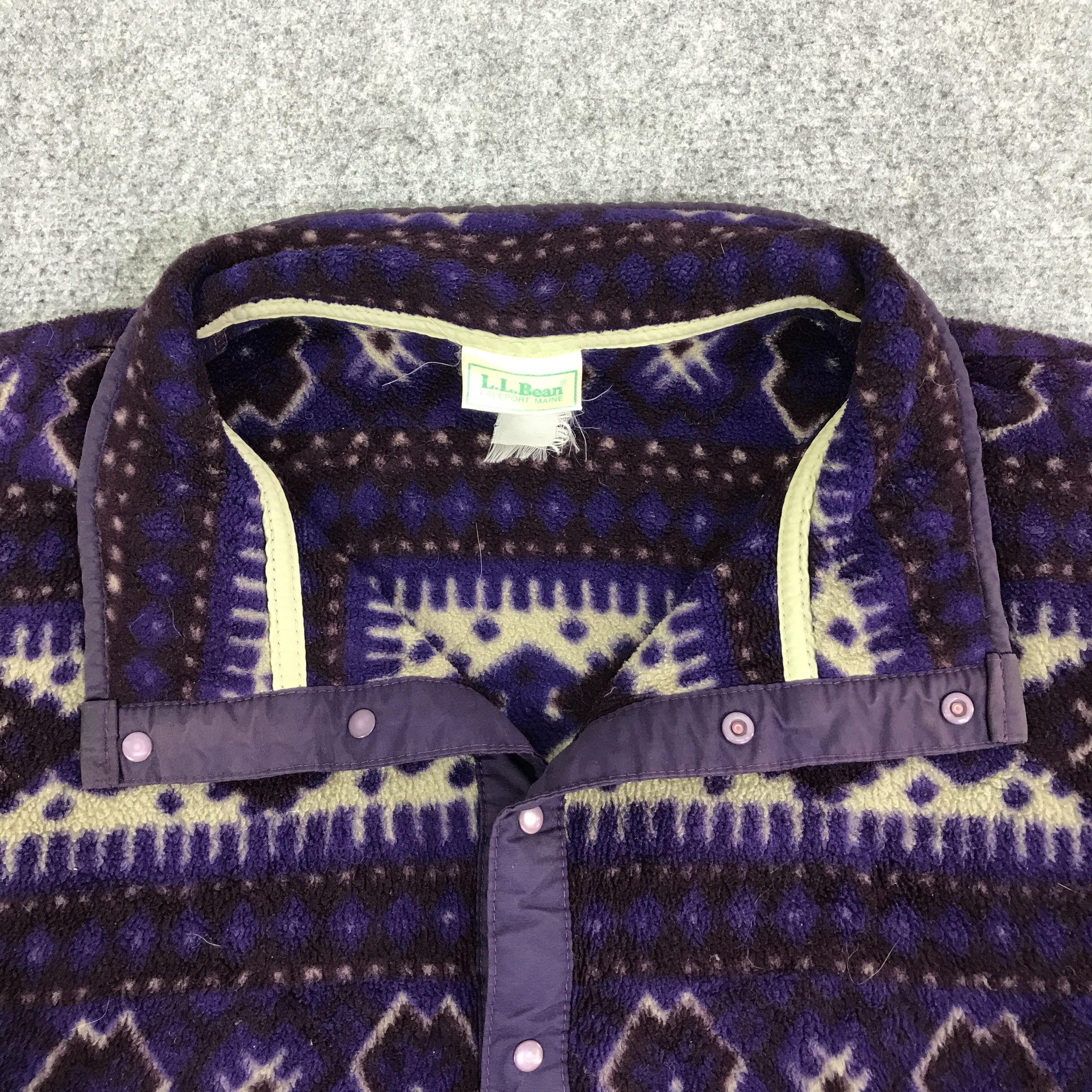 L.L. Bean L.L BEAN NAVAJO HALF BUTTON JACKET K106B21 Size US XL / EU 56 / 4 - 8 Thumbnail
