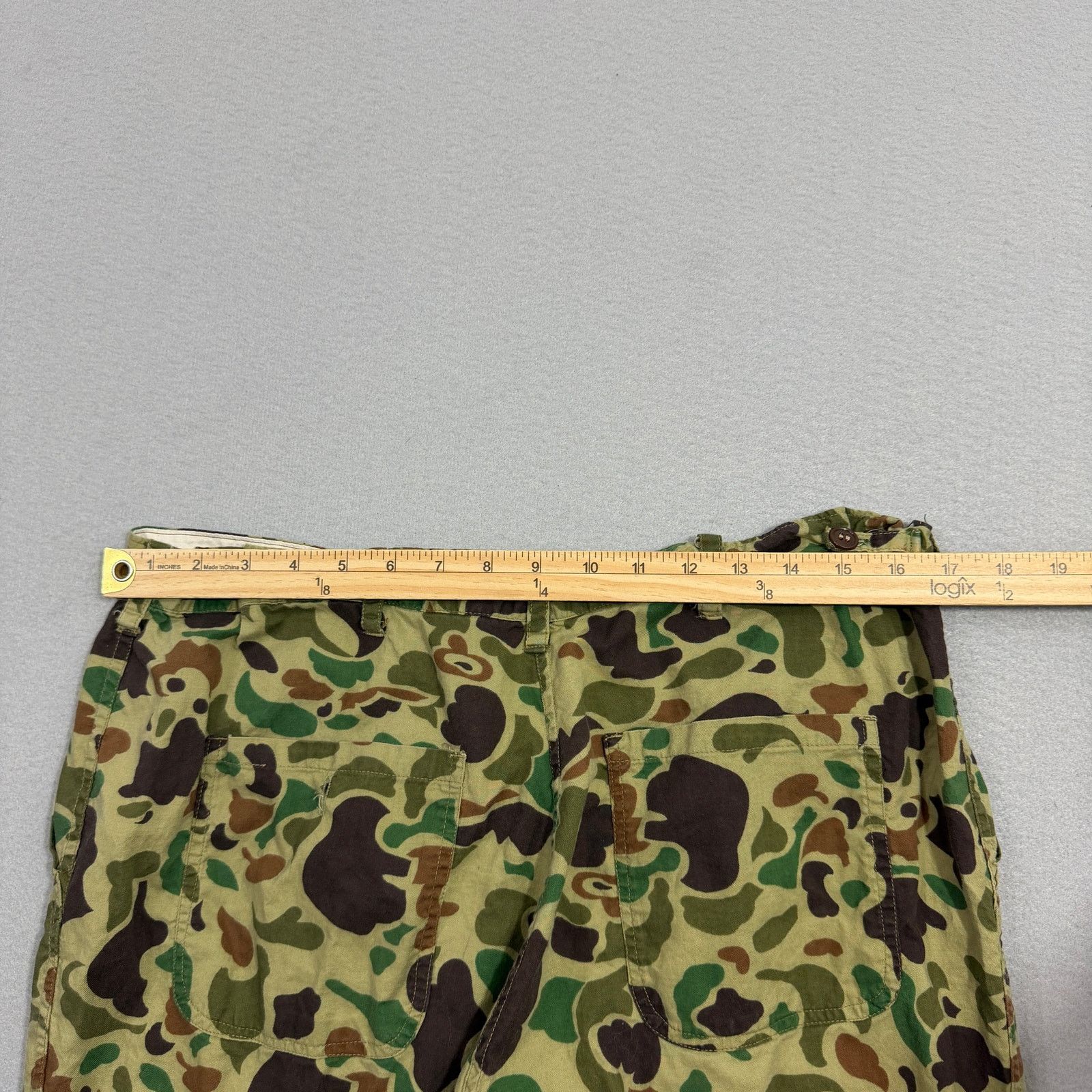 Vintage Vintage Duck Camo Lightweight Hunting Pants Large (34x25) Size US 34 / EU 50 - 8 Thumbnail