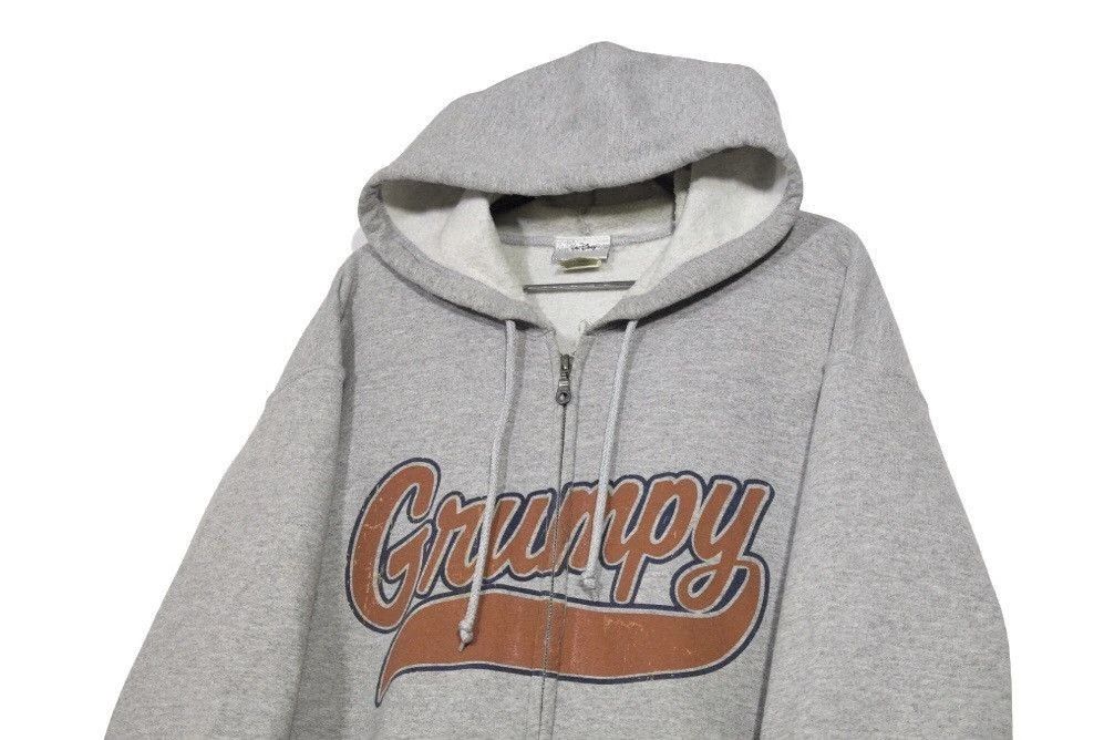Disney Disney World Vintage Grumpy Zip Hoodie Men's L Gray Size US L / EU 52-54 / 3 - 3 Thumbnail