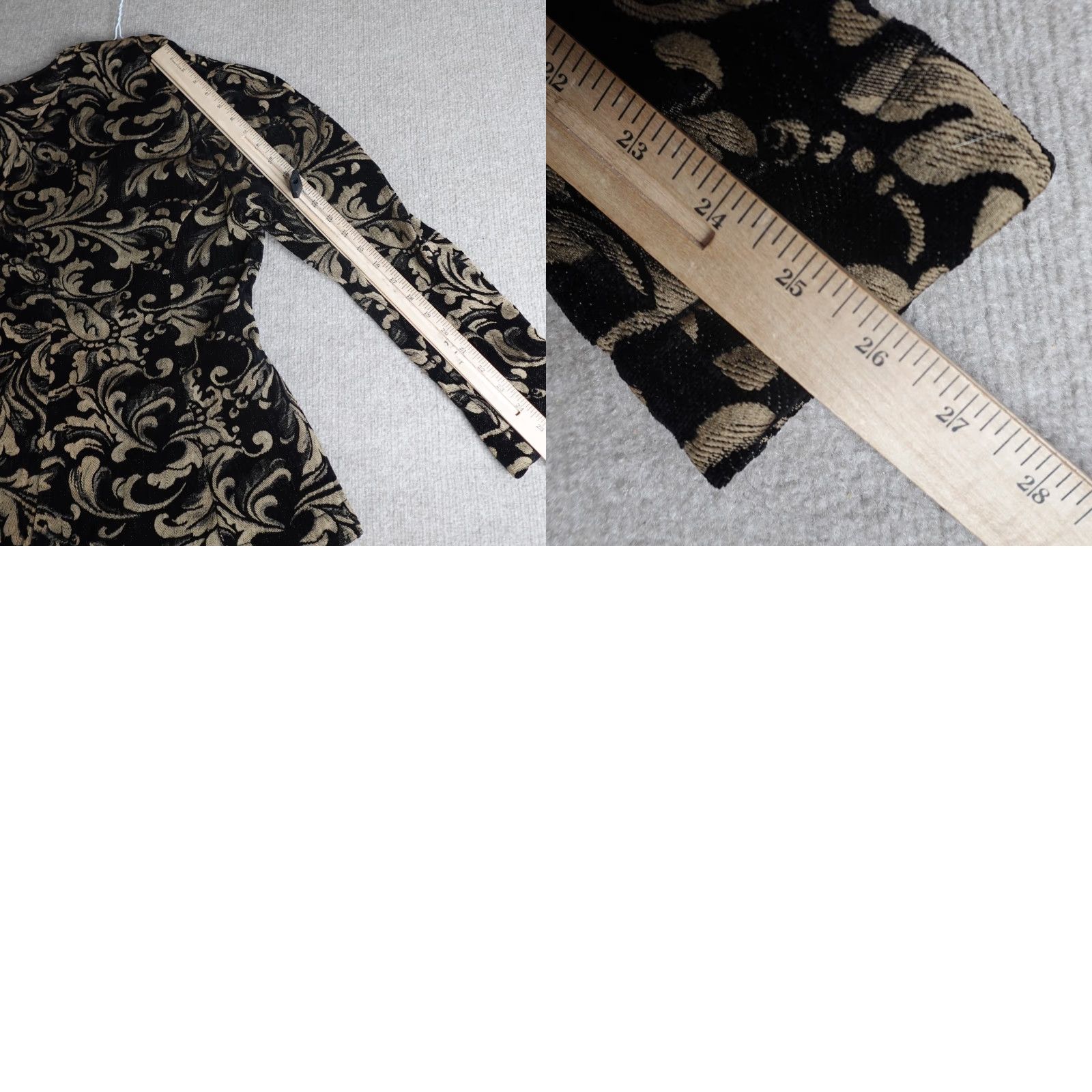 Vintage Prarie Underground Jacket Womens Small Black Floral Prarie Undergr Made in USA Fashion Basic Jacket Womens XS? Size S / US 4 / IT 40 - 8 Thumbnail