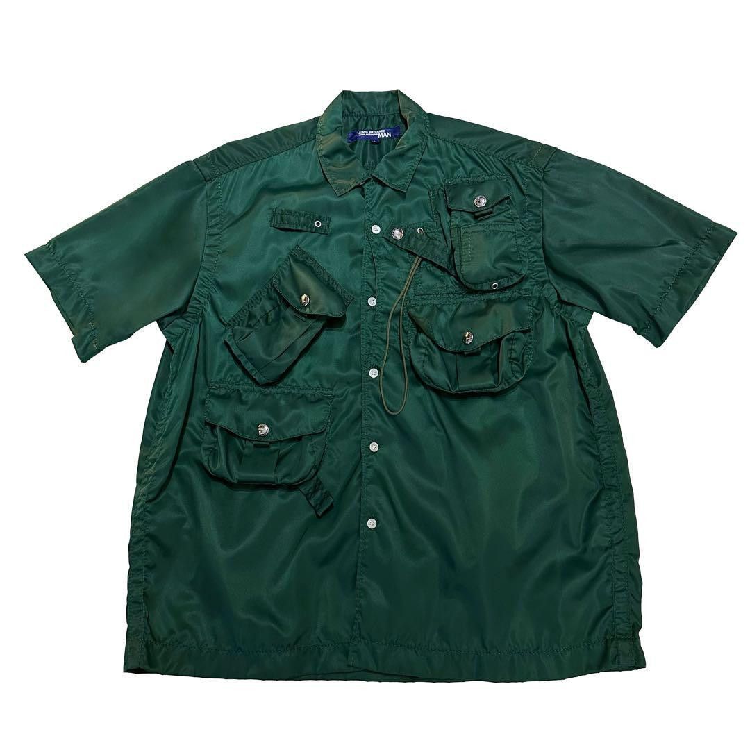 Comme des Garcons × Junya Watanabe JUNYA WATANABE CDG Multi Pocket Parachute Short Sleeve Shirt Size US L / EU 52-54 / 3 - 1 Thumbnail