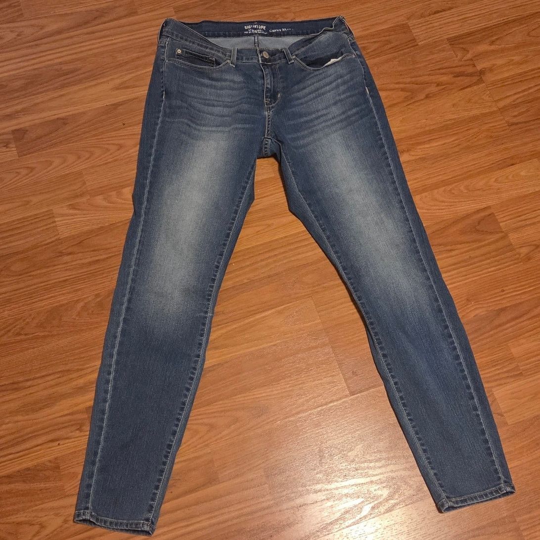 Levi's Levi's Signature Women's Jeans Curvy - 30x34 - Navy Blue Size 30" / US 8 / IT 44 - 3 Thumbnail