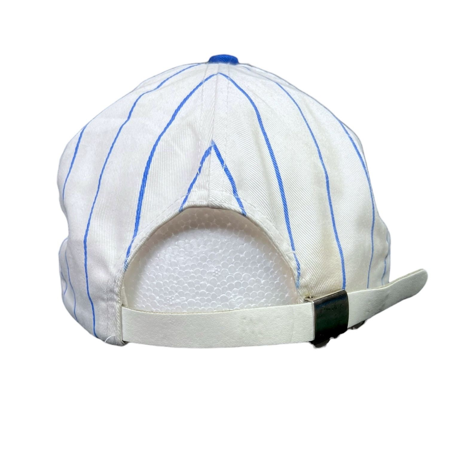 Gildan Vintage 90s Sea World Shamu Strapback Hat Blue Striped Size ONE SIZE - 3 Thumbnail