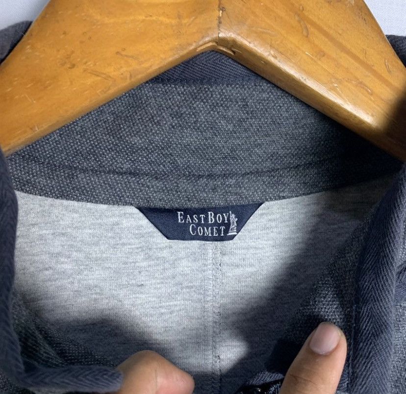 Japanese Brand Eastboy Comet Coat Dress Sweater Zip Size L / US 10 / IT 46 - 3 Thumbnail