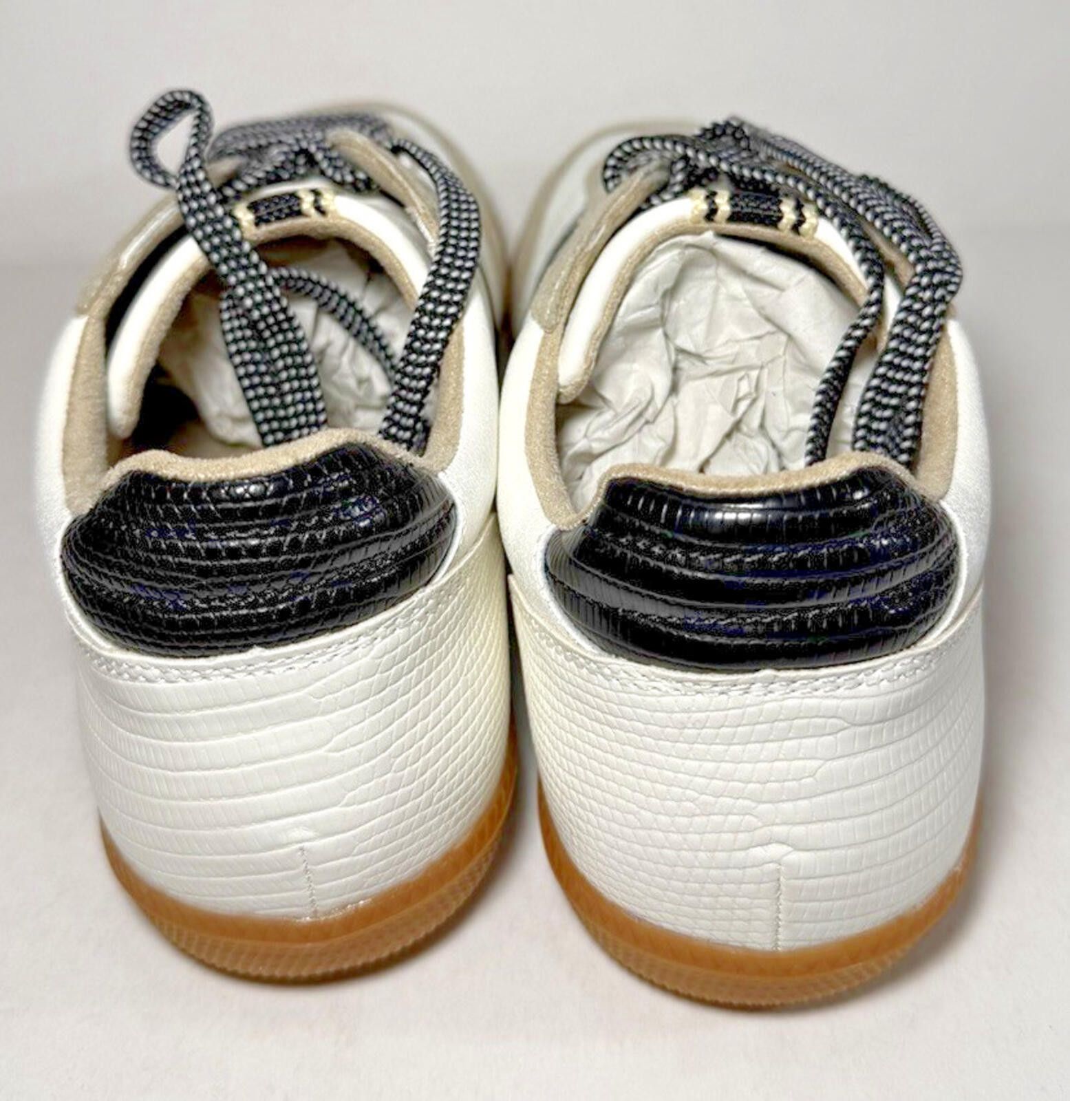 Other SHU SHOP Sydney Sneakers Low Top Leather Suede Black/White Size US 8 / IT 38 - 4 Thumbnail