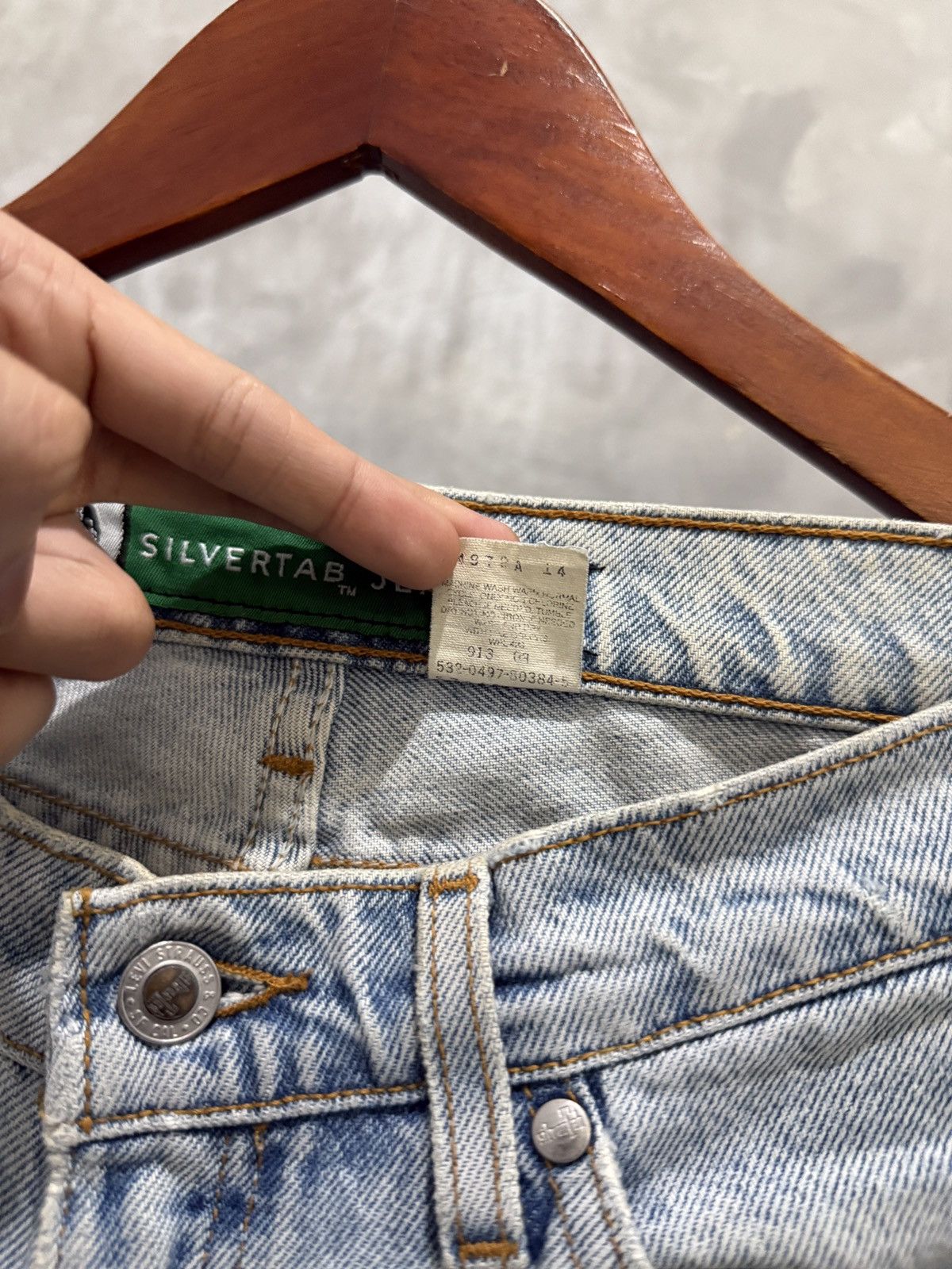Levi's Rare Vintage 90s Levi’s Silver Tab Bootcut Jeans Size US 29 - 3 Thumbnail