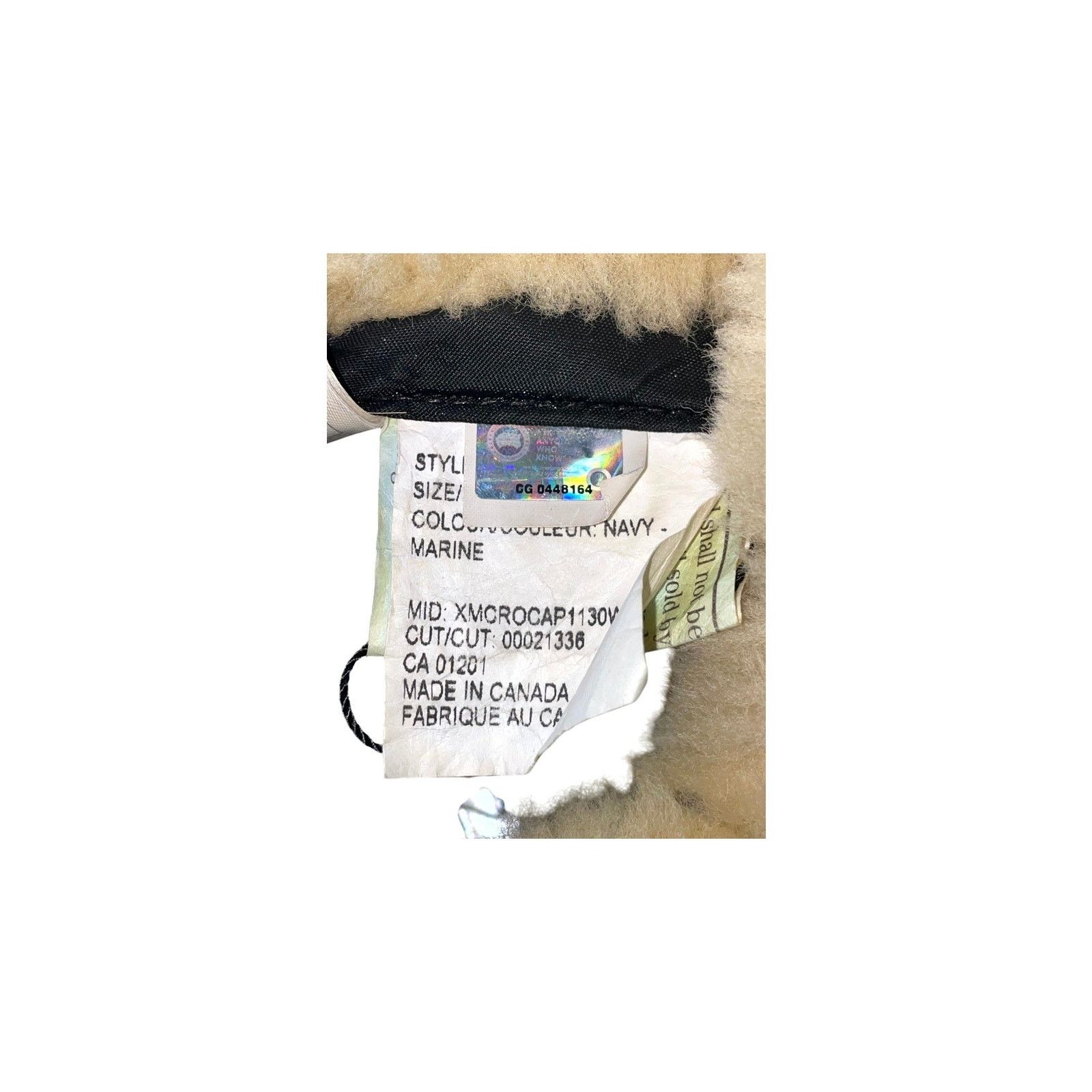 Canada Goose Canada Goose "Sherpa Pilot" Navy Hat Size ONE SIZE - 14 Thumbnail