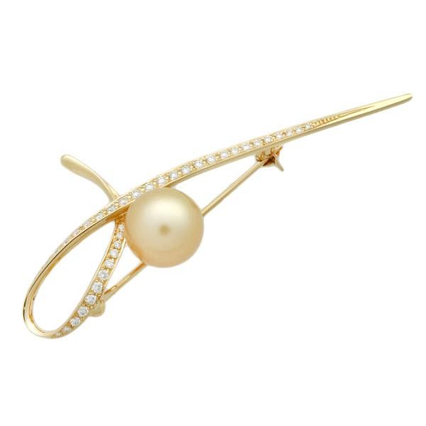 image of Other 18K South Sea Pearl Brooch in Gold, Women's
