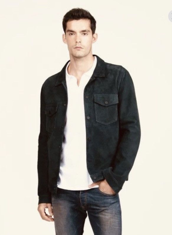 Tom Ford ARI SOHO Suede Collin Jacket $2,995 Retail Size US M / EU 48-50 / 2 - 2 Thumbnail