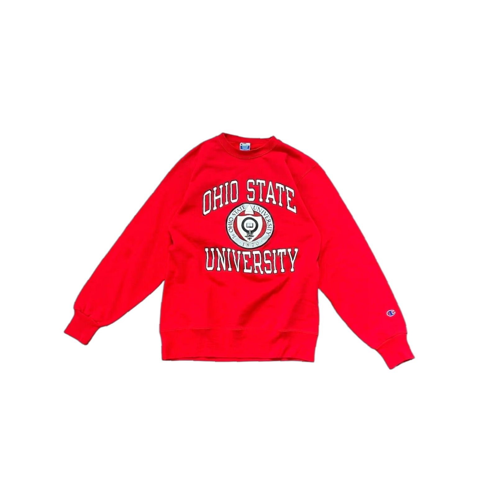 Champion VINTAGE Champion OSU Buckeyes Crewneck Sweatshirt Red XL Men Pullover 90s Sports Ohio State Buckeyes Size US XL / EU 56 / 4 - 1 Thumbnail