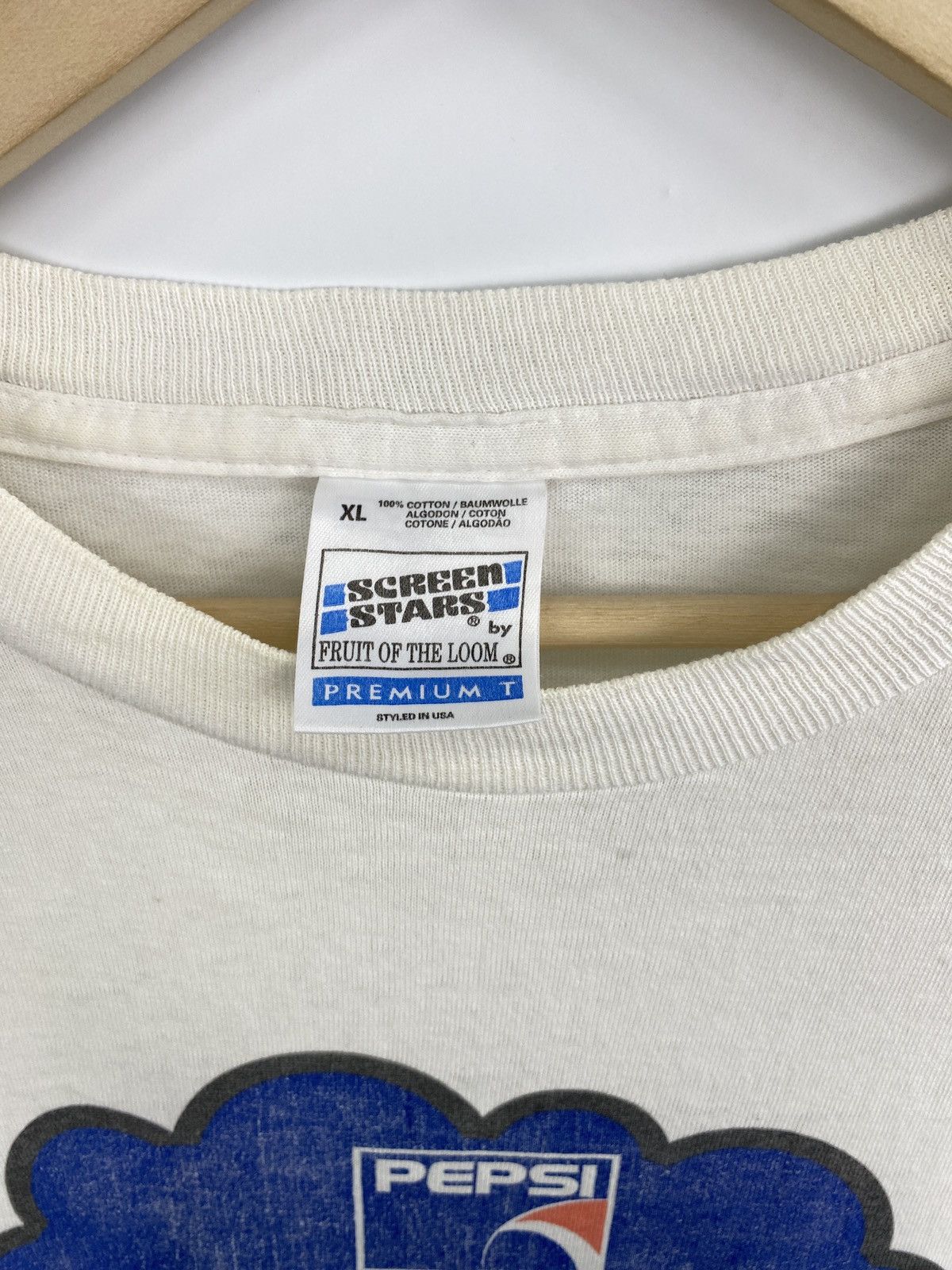 NASCAR × Pepsi × Vintage Vintage 90s Pepsi Promo graphic tee Made In USA Christmas Size US XL / EU 56 / 4 - 5 Thumbnail