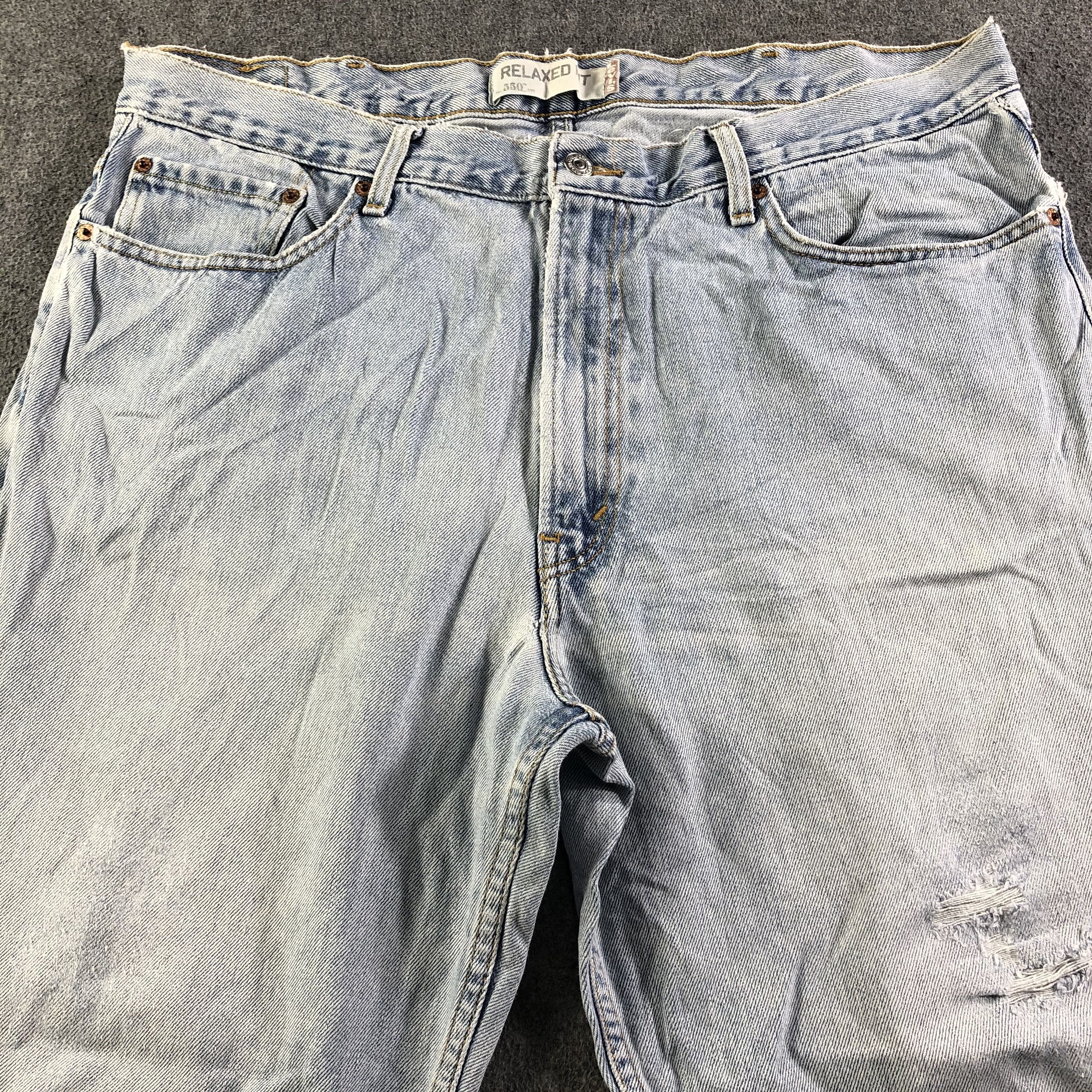 Levi's Vintage Light Wash Levis 550 Jeans-J3217 Size US 39 - 3 Thumbnail